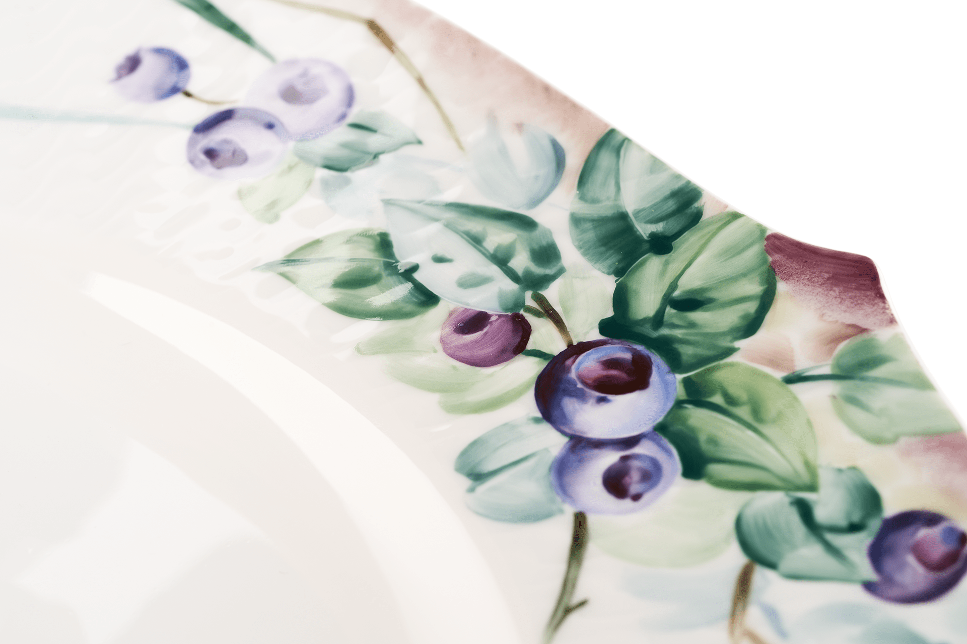 Speiseteller Waldflora Relief Ø 28,5 cm | Meissen Wellenspiel Relief 614501 - 29479 - Meissen Weimar