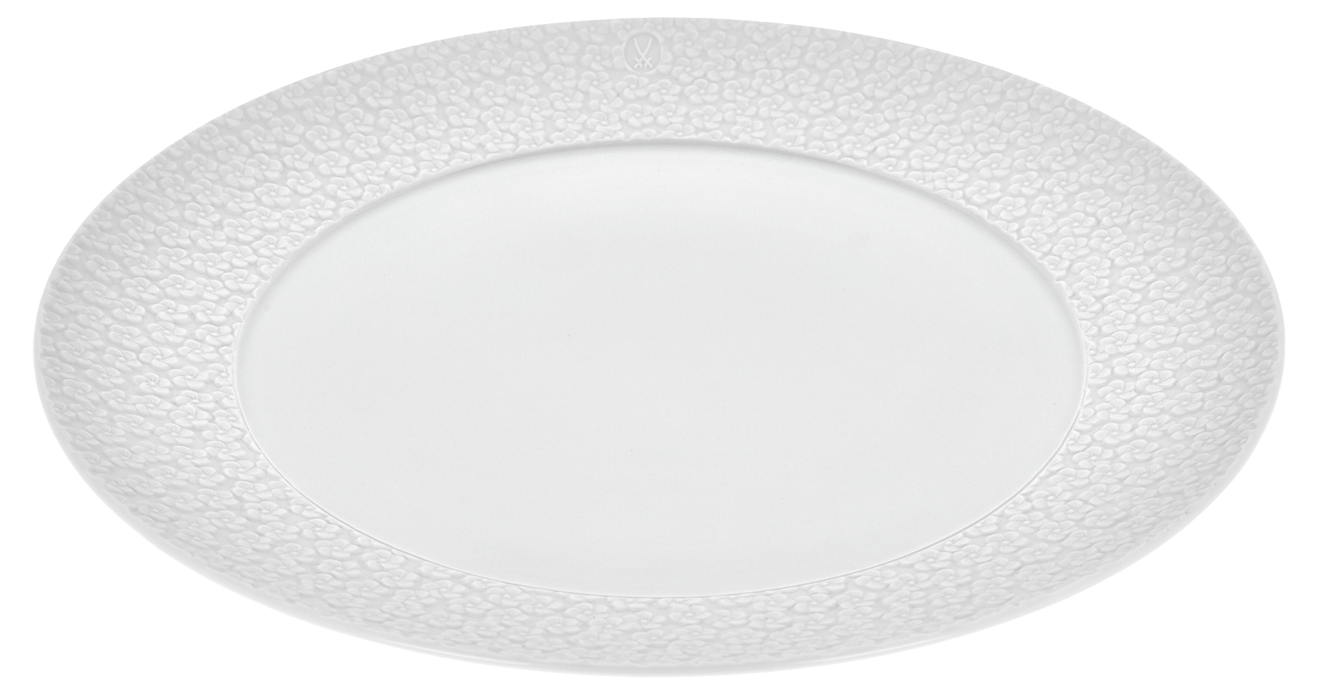 Speiseteller, Weiß, Ø 29 cm | Meissen No.41 Royal Blossom Bisquit 860101 - 42479 - Meissen Weimar