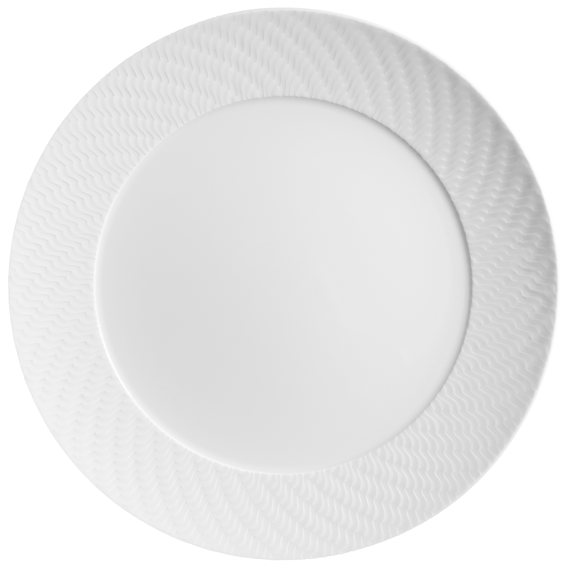 Speiseteller, Weiß, Ø 29 cm | Meissen No.41 Wellenspiel 000001 - 29A79 - Meissen Weimar