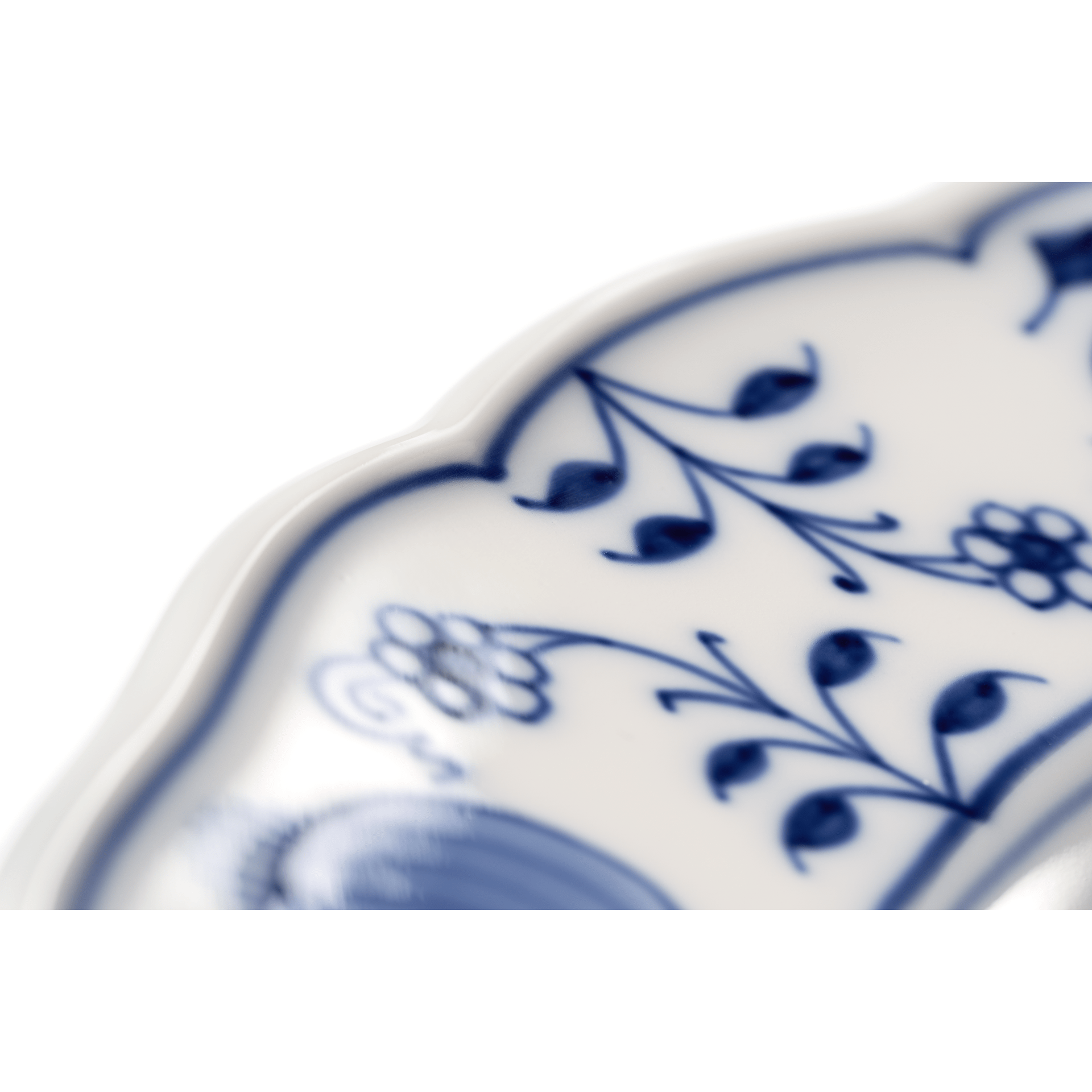 Speiseteller, Zwiebelmuster, kobaltblau, weißer Rand, D 25 cm | Meissen Neuer Ausschnitt 800101 - 00475 - Meissen Weimar