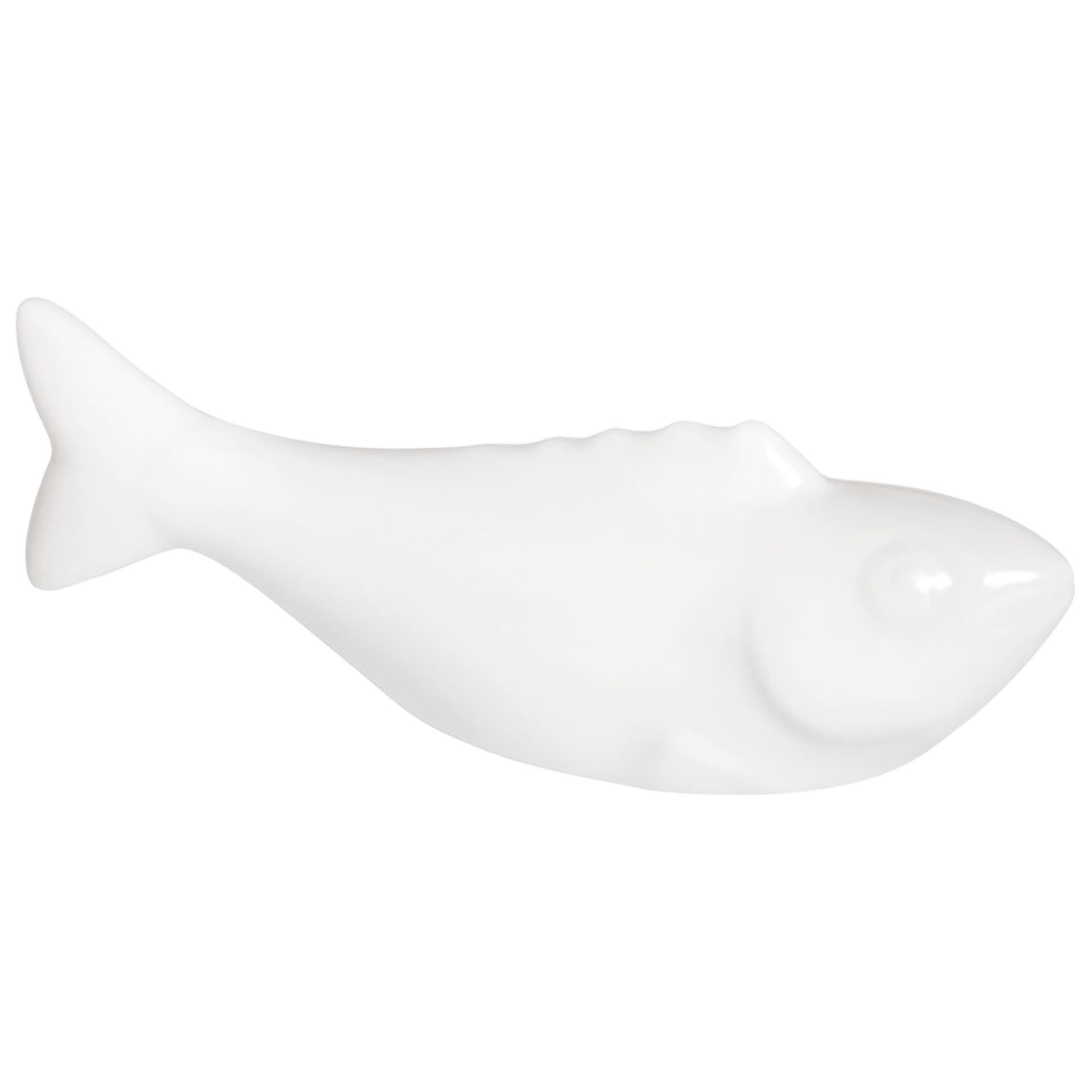 Stäbchenauflage Fisch Weiß, L 7,1 cm | Meissen Kollektion Markenzeichen 000001 - 44232 - Meissen Weimar