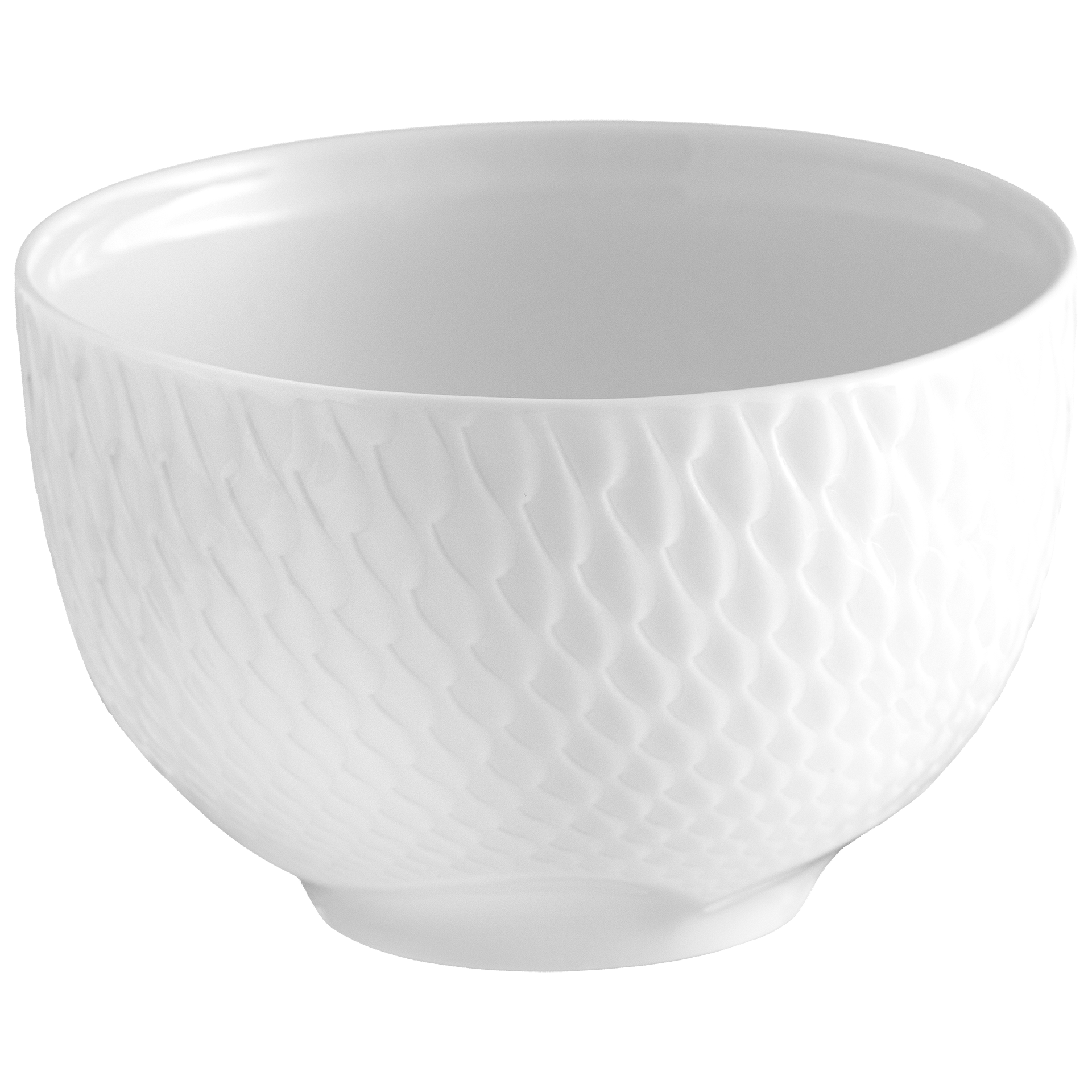 Suppenschale, Weiß, Ø 11 cm | Meissen Wellenspiel Relief 000001 - 29813 - Meissen Weimar