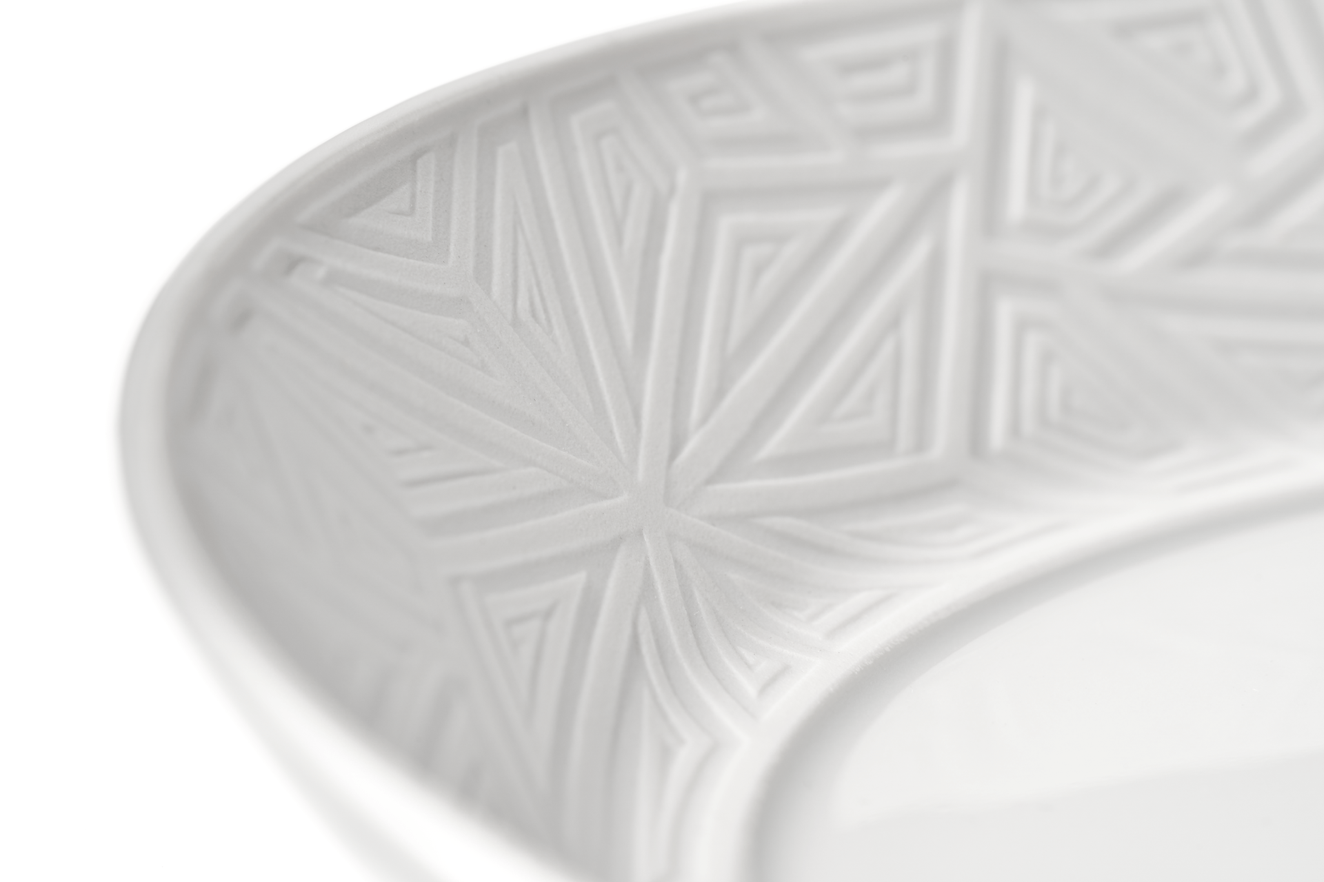 Suppenteller, Biskuit Weiß, Ø 24 cm | Meissen Vitruv Graphic 860101 - 45487 - Meissen Weimar