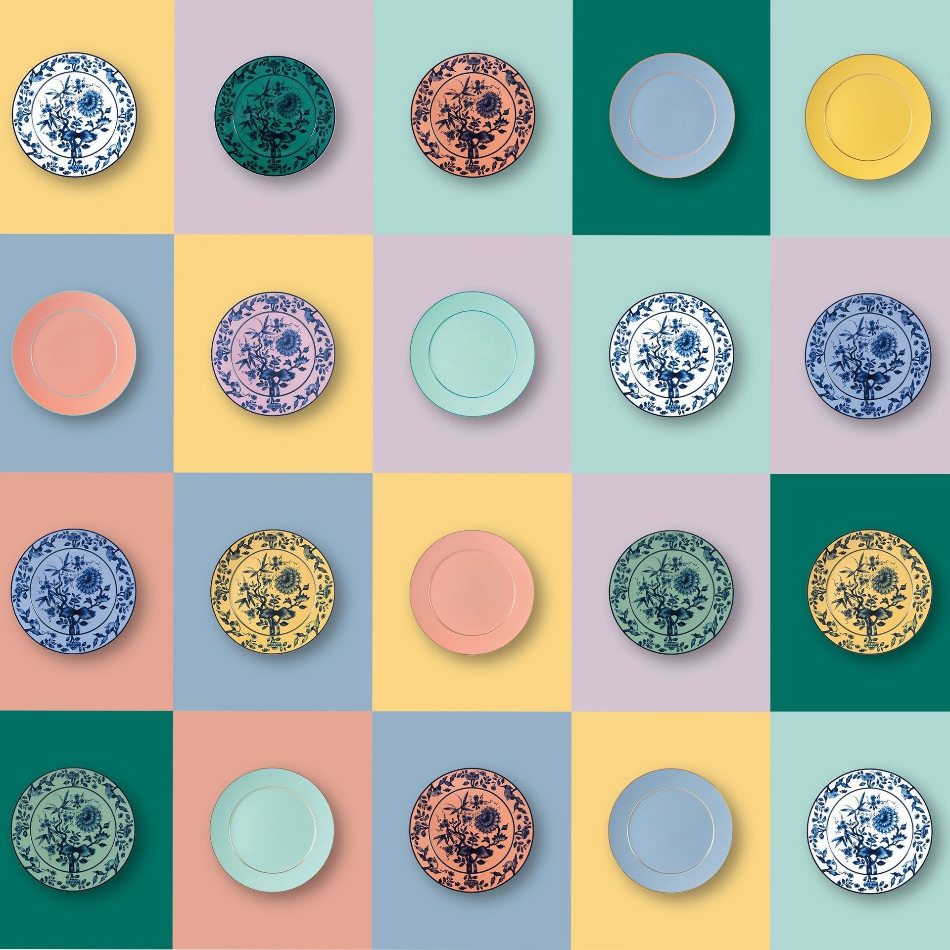 Suppenteller blau Ø 23 cm | Meissen No.41 Zwiebelmuster 79b540-41487 - Meissen Weimar