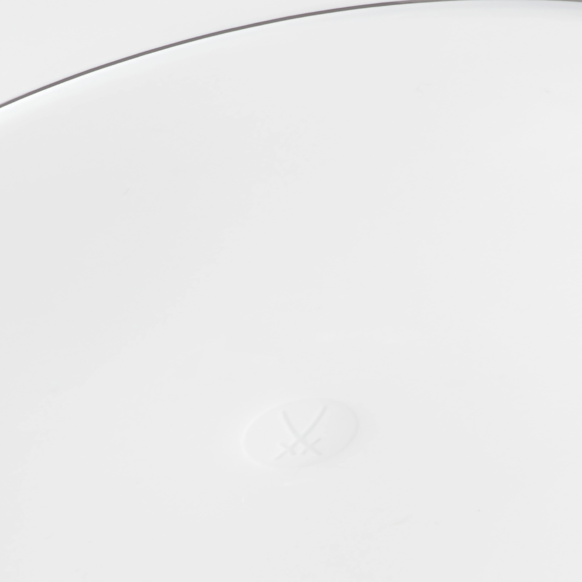 Suppenteller, Platinum, Ø 24 cm | Meissen Vitruv 99A595 - 43487 - Meissen Weimar