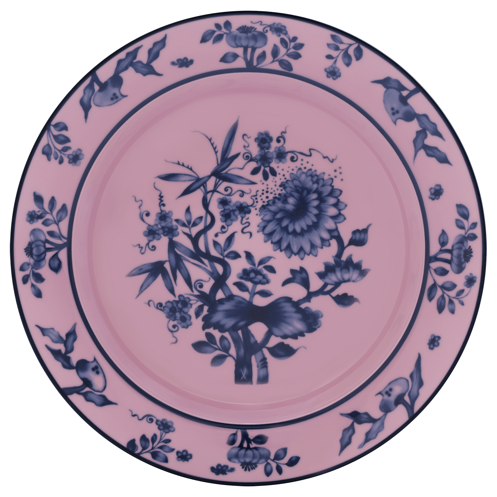 Suppenteller rosa Ø 23 cm | Meissen No.41 Zwiebelmuster 79b570-41487 - Meissen Weimar