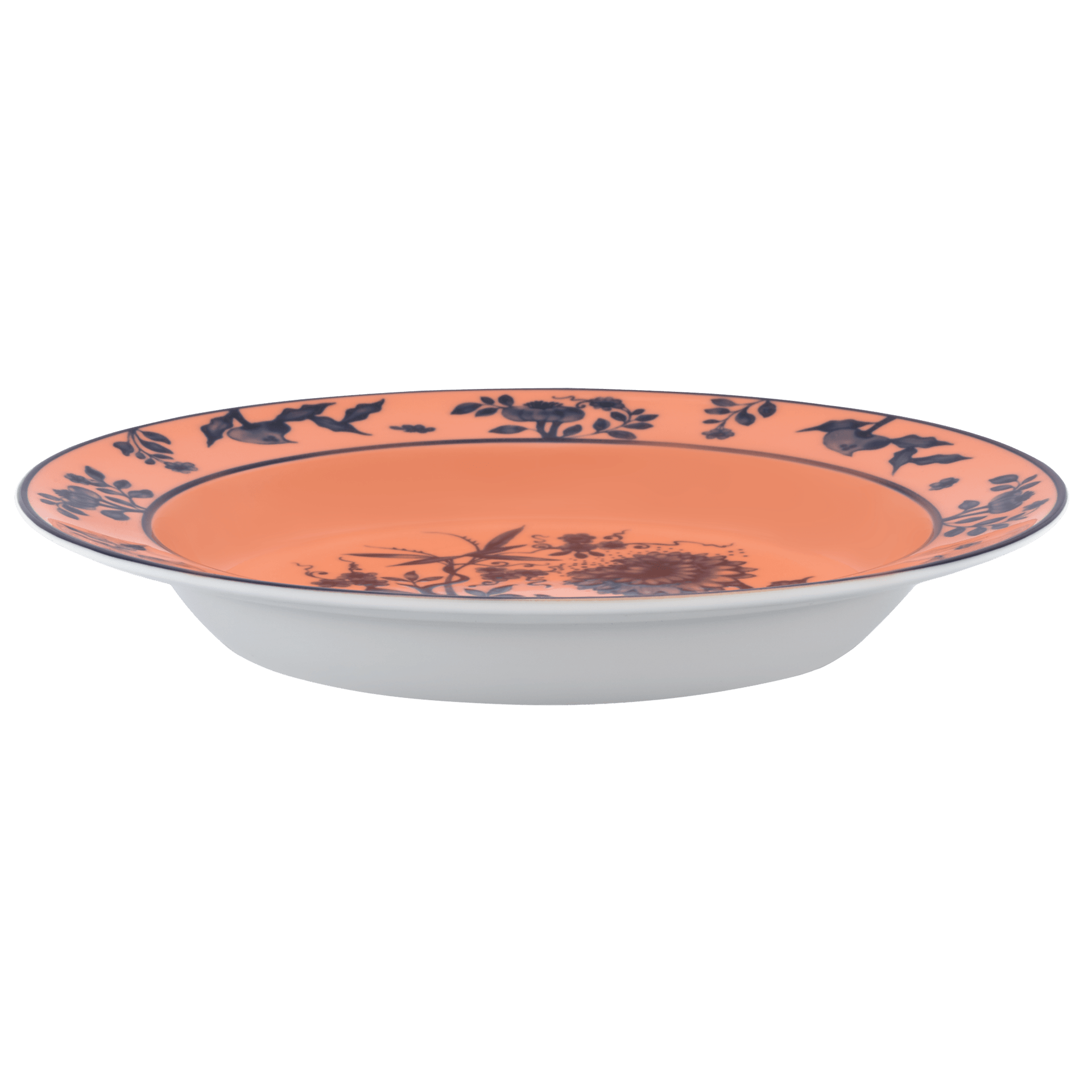 Suppenteller, rot, Ø 23 cm | Meissen No.41 Royal Blossom 79b510-41487 - Meissen Weimar