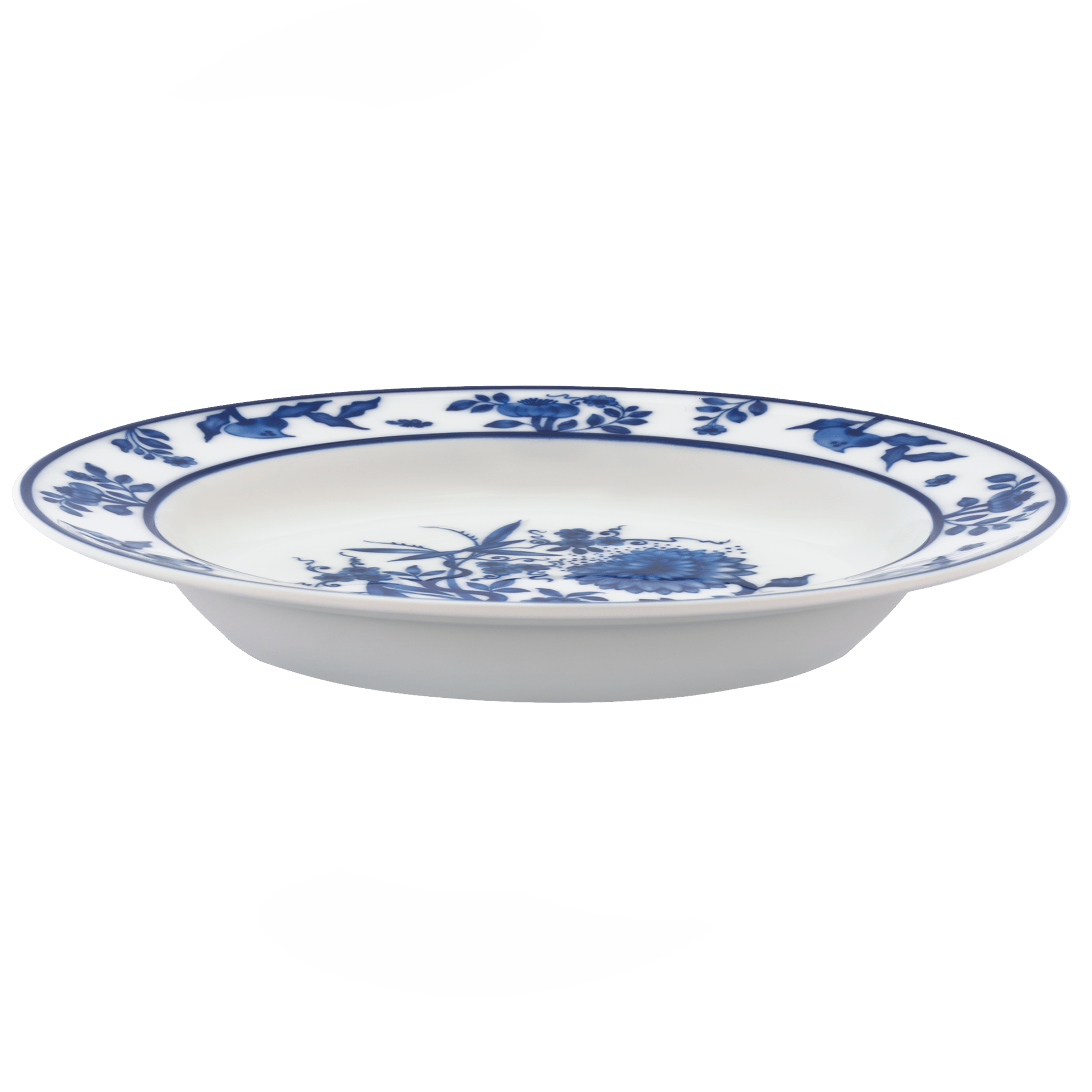 Suppenteller Weiß Ø 23 cm | Meissen No. 41 Noble Blue 79b500-41487 - Meissen Weimar