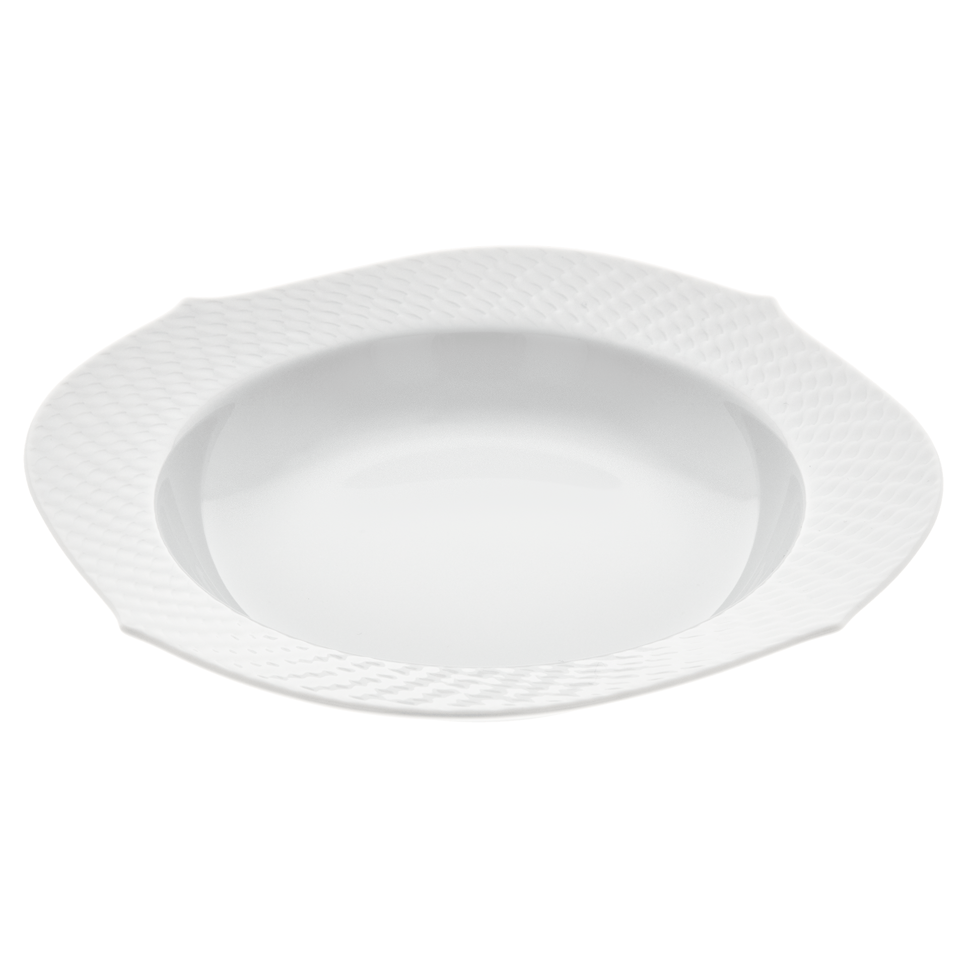 Suppenteller, Weiß, Ø 23,5 cm | Meissen Wellenspiel Relief 000001 - 29488 - Meissen Weimar