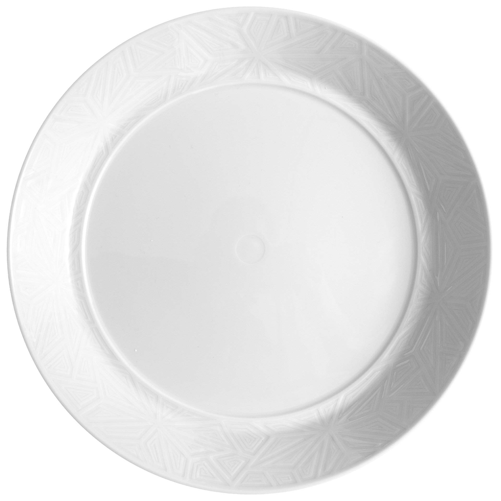 Suppenteller, Weiß, Ø 24 cm | Meissen Vitruv Graphic 000001 - 45487 - Meissen Weimar