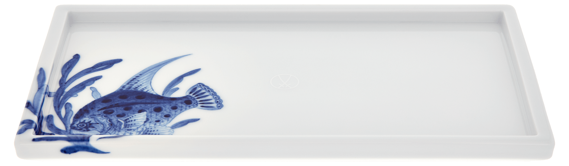 Sushi - Platte, 'Blue Treasures', Fisch, L 27 cm | Meissen Cosmopolitan 82A277 - 37510 - Meissen Weimar