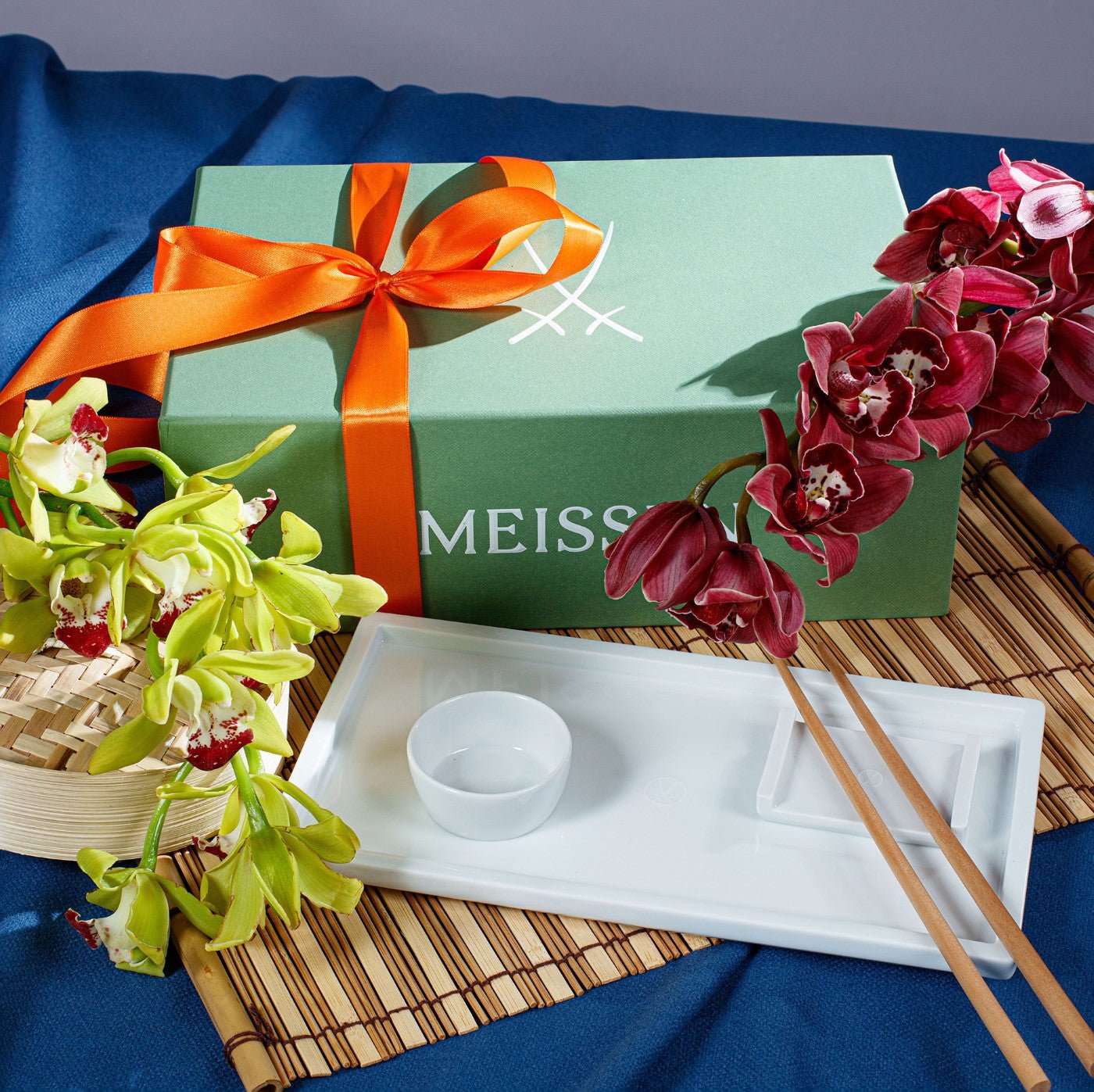 Sushi - Set, 3 - tlg,Weiß | Accessoires Meissen Cosmopolitan 000001 - C3724 - Meissen Weimar