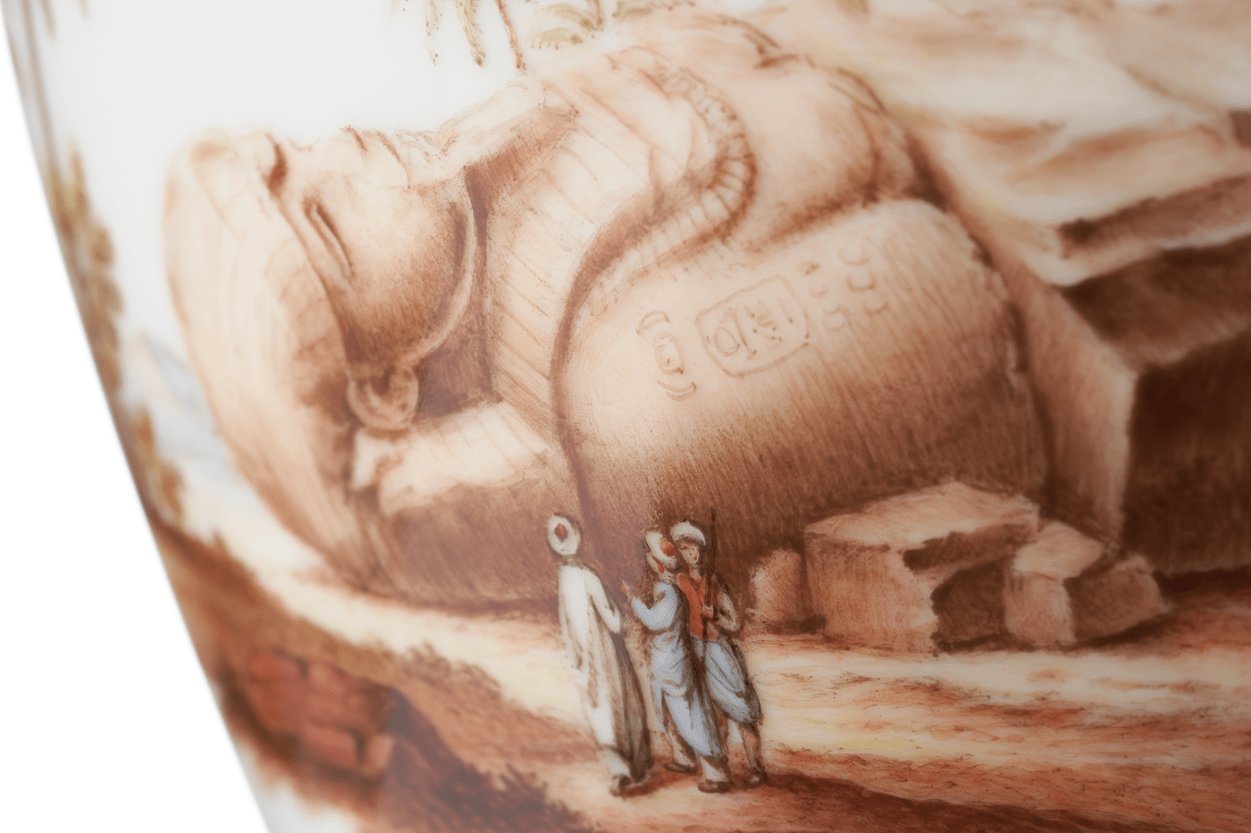 Tee - Dejeuner Ägyptische Landschaften, limitiert, 4 - teilig | Meissen Limitierte Meisterwerke 296384 - c5516 - Meissen Weimar