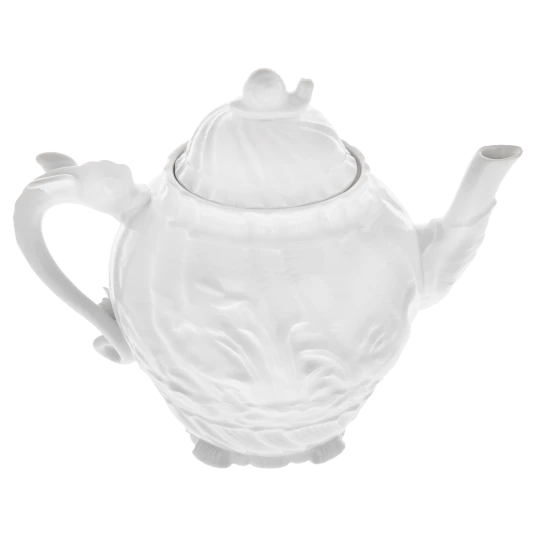Teekanne, Weiß, V 0,65 l | Meissen Schwanendessin 000001 - 05726 - Meissen Weimar