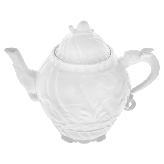 Teekanne, Weiß, V 0,65 l | Meissen Schwanendessin 000001 - 05726 - Meissen Weimar