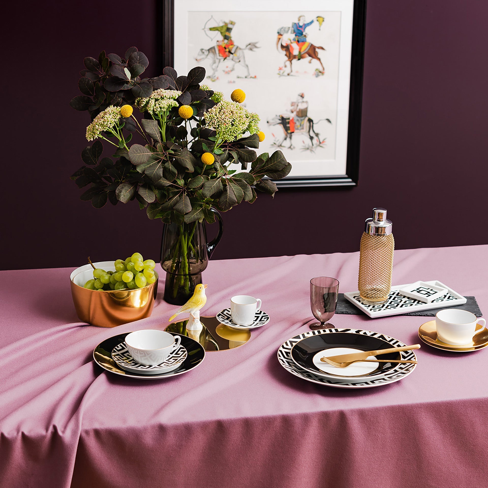 Teetasse Royal Palace Schwarz Ø 16,5 cm | Meissen Cosmopolitan 79a473 - 37633 - Meissen Weimar