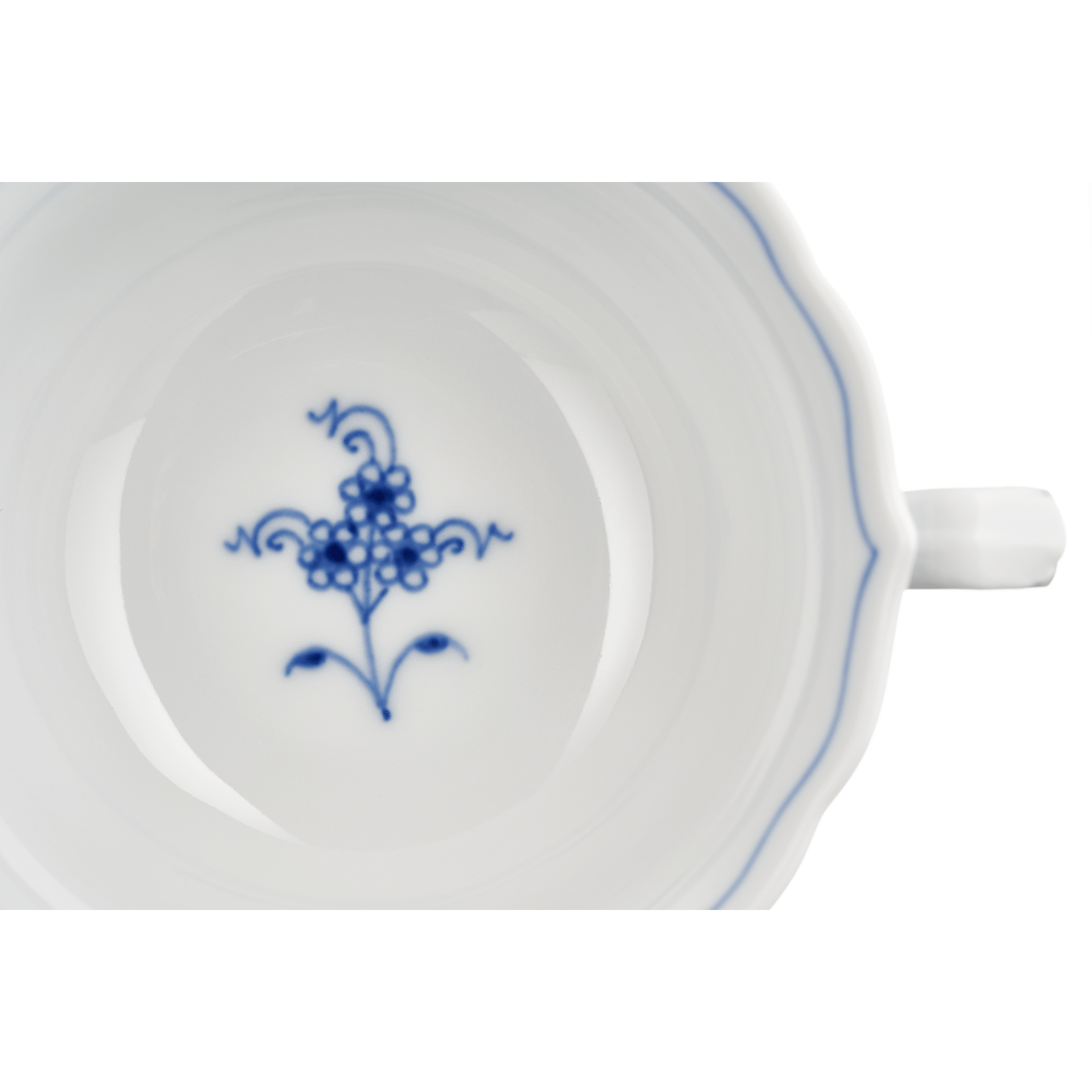 Teetasse, Zwiebelmuster, kobaltblau, weißer Rand, V 0,2 l | Meissen Form 'Neuer Ausschnitt' 800101 - 00633 - Meissen Weimar