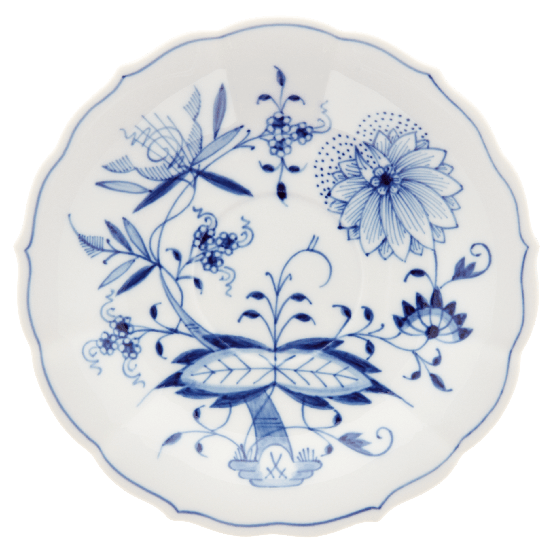 Teetasse, Zwiebelmuster, kobaltblau, weißer Rand, V 0,2 l | Meissen Form 'Neuer Ausschnitt' 800101 - 00633 - Meissen Weimar