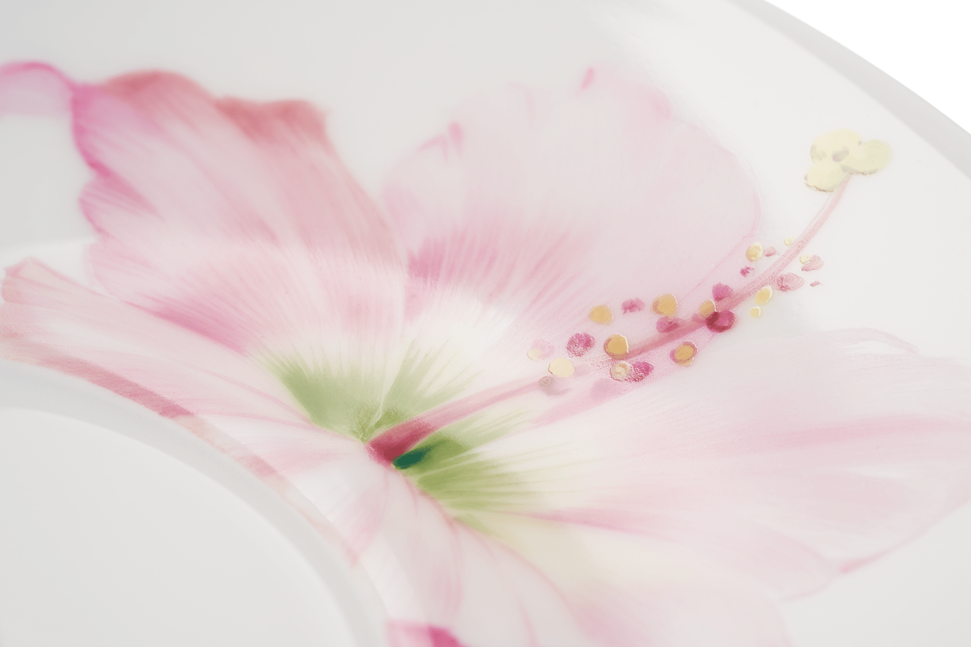 Teeuntertasse, 'Giant Bloom', Hibiskus, Ø 16,5 cm | Meissen Cosmopolitan 61A163 - 37613 - Meissen Weimar