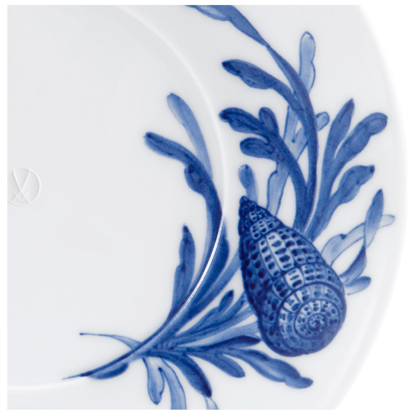 Teller, klein, 'Blue Treasures', Muschel, Ø 20 cm | Meissen Cosmopolitan 82A279 - 37071 - Meissen Weimar