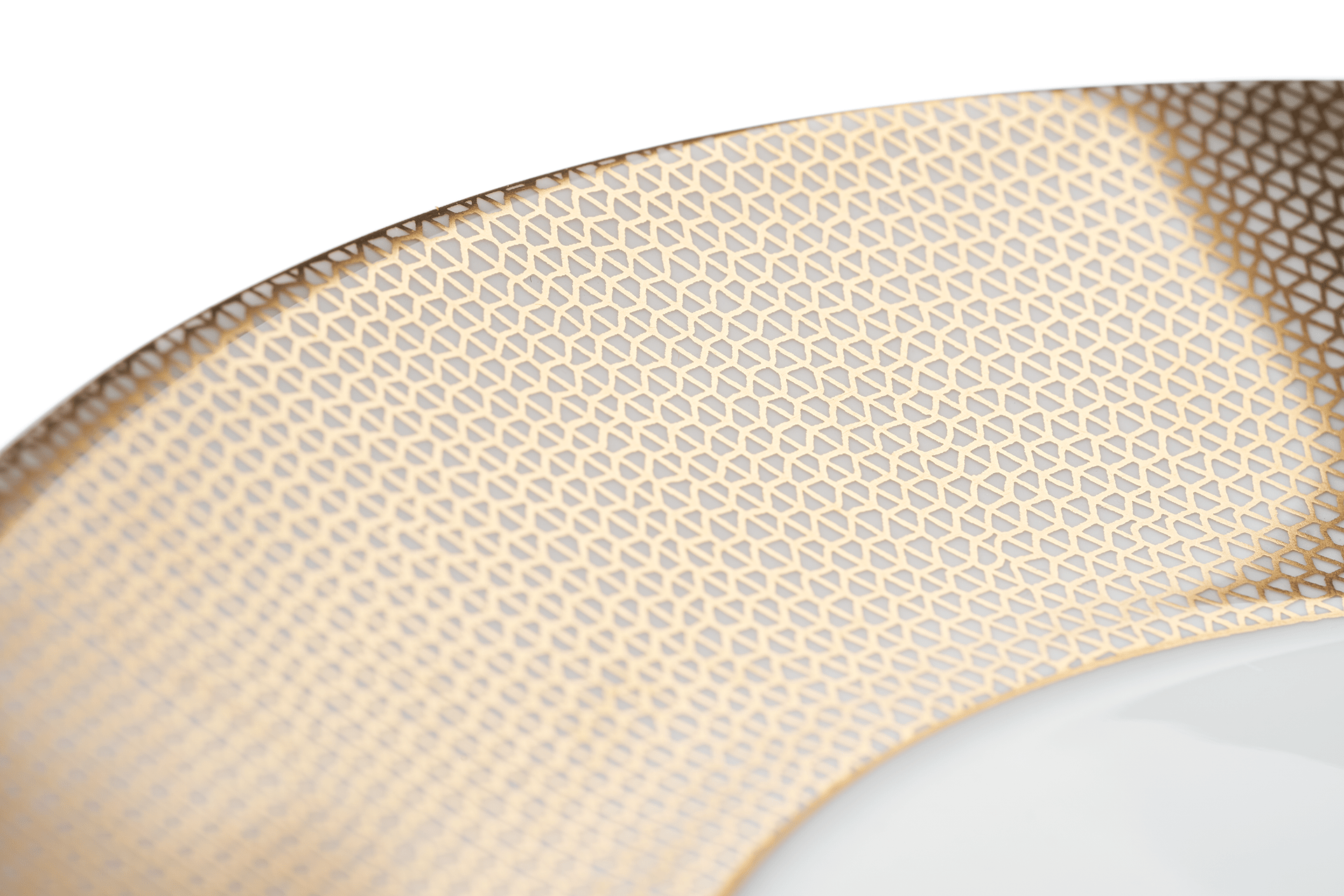 Teller, klein, Mesh, gold, Ø 20 cm | Meissen Cosmopolitan 79a165 - 37071 - Meissen Weimar