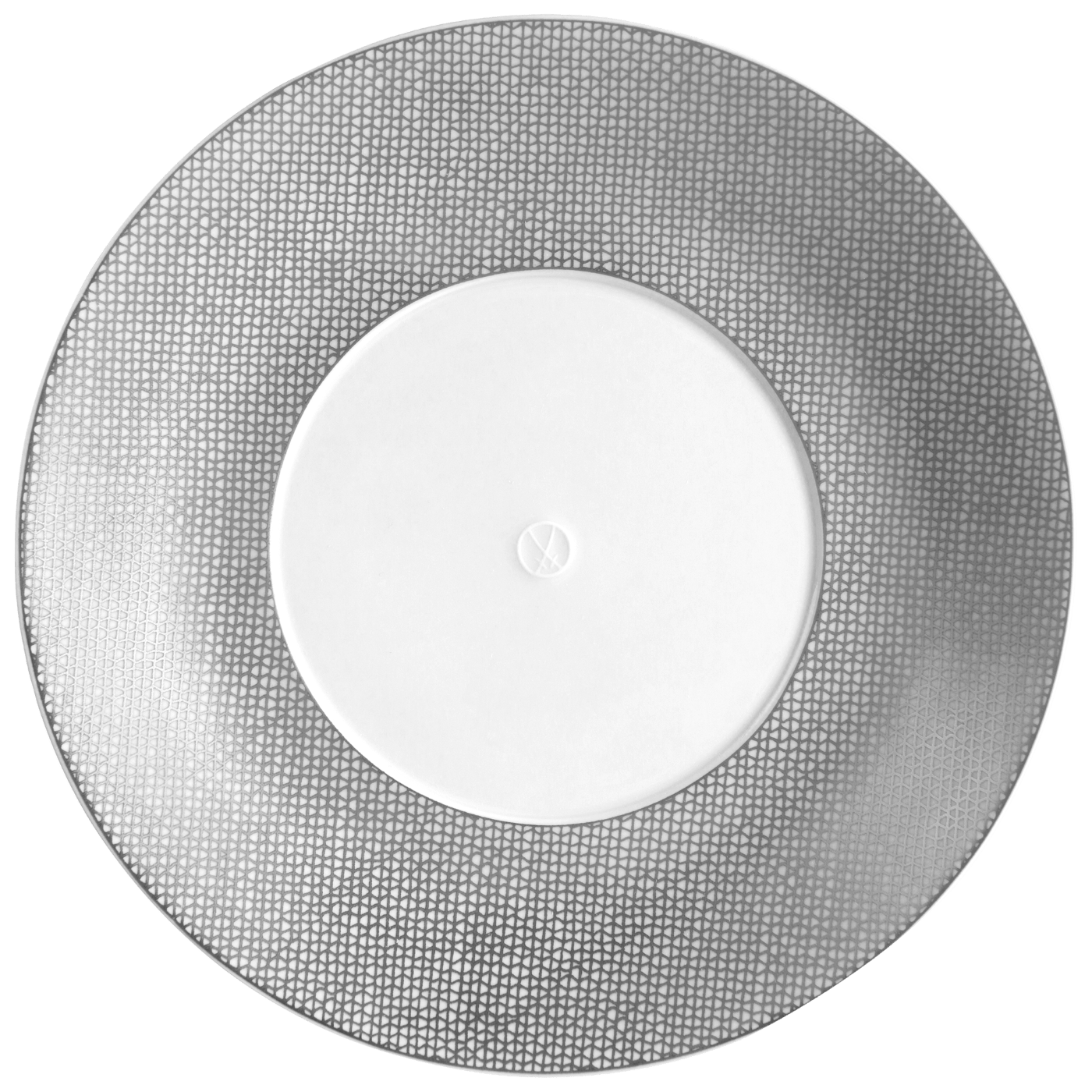 Teller, klein, Mesh, platin, Ø 20 cm | Meissen Cosmopolitan 79A265 - 37071 - Meissen Weimar
