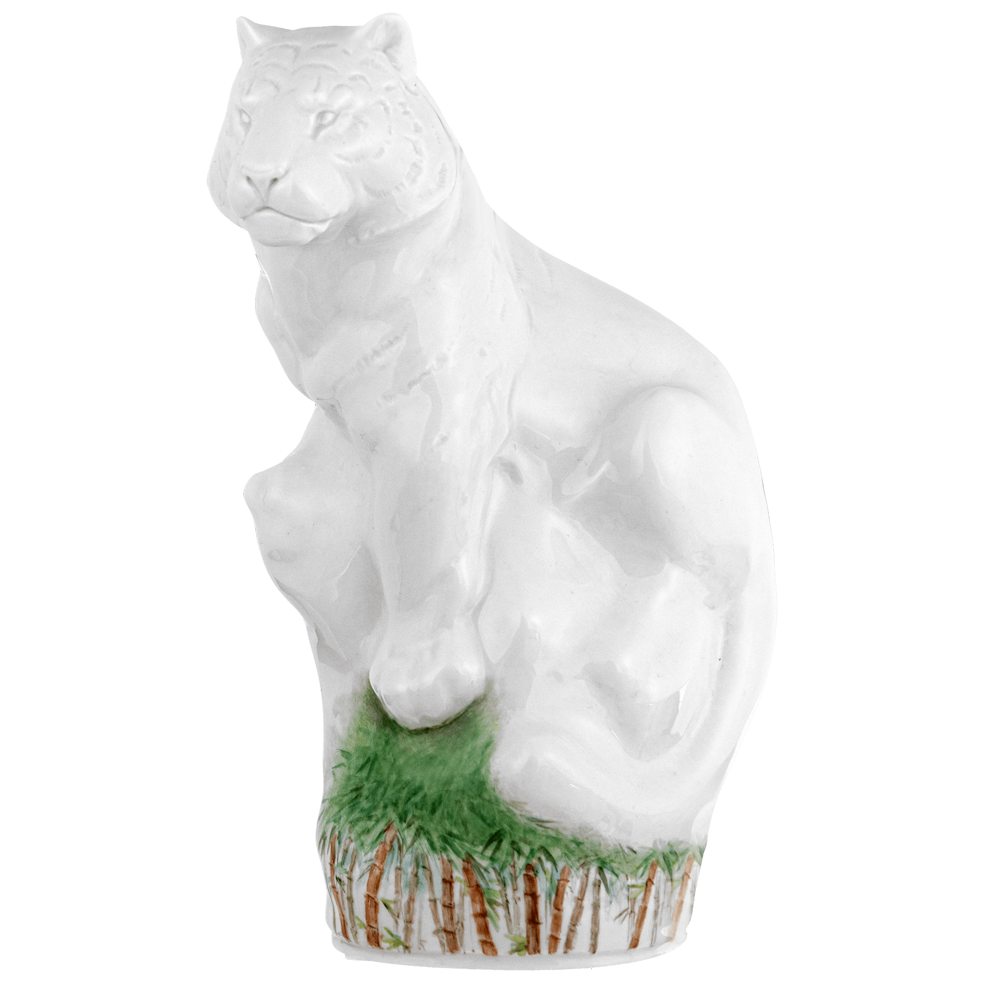 Tiger, H 17 cm | Meissen Figuren - Edition Dschungel 90A446 - 78039 - Meissen Weimar