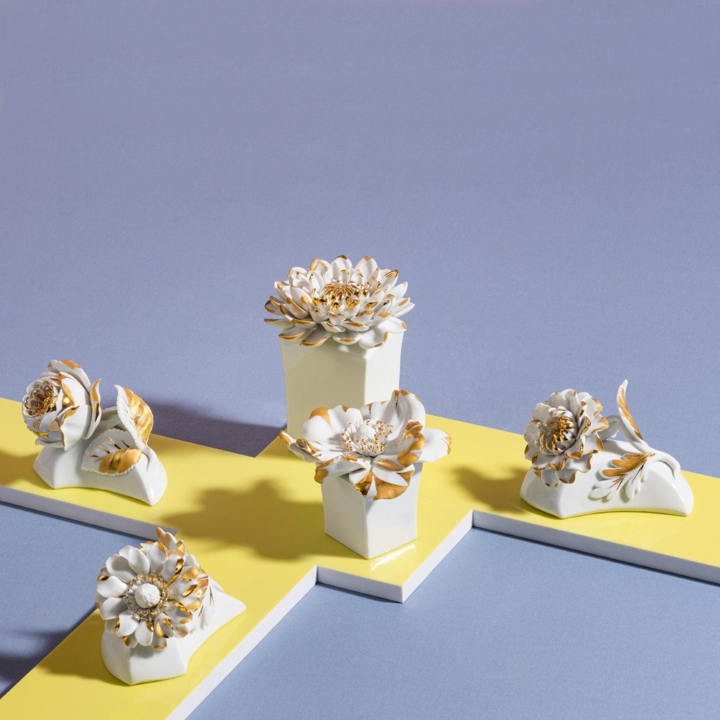 Tischblume Anemone, Gold staffiert, H 7 cm | Meissen Fine Dining 900200 - 81787 - Meissen Weimar