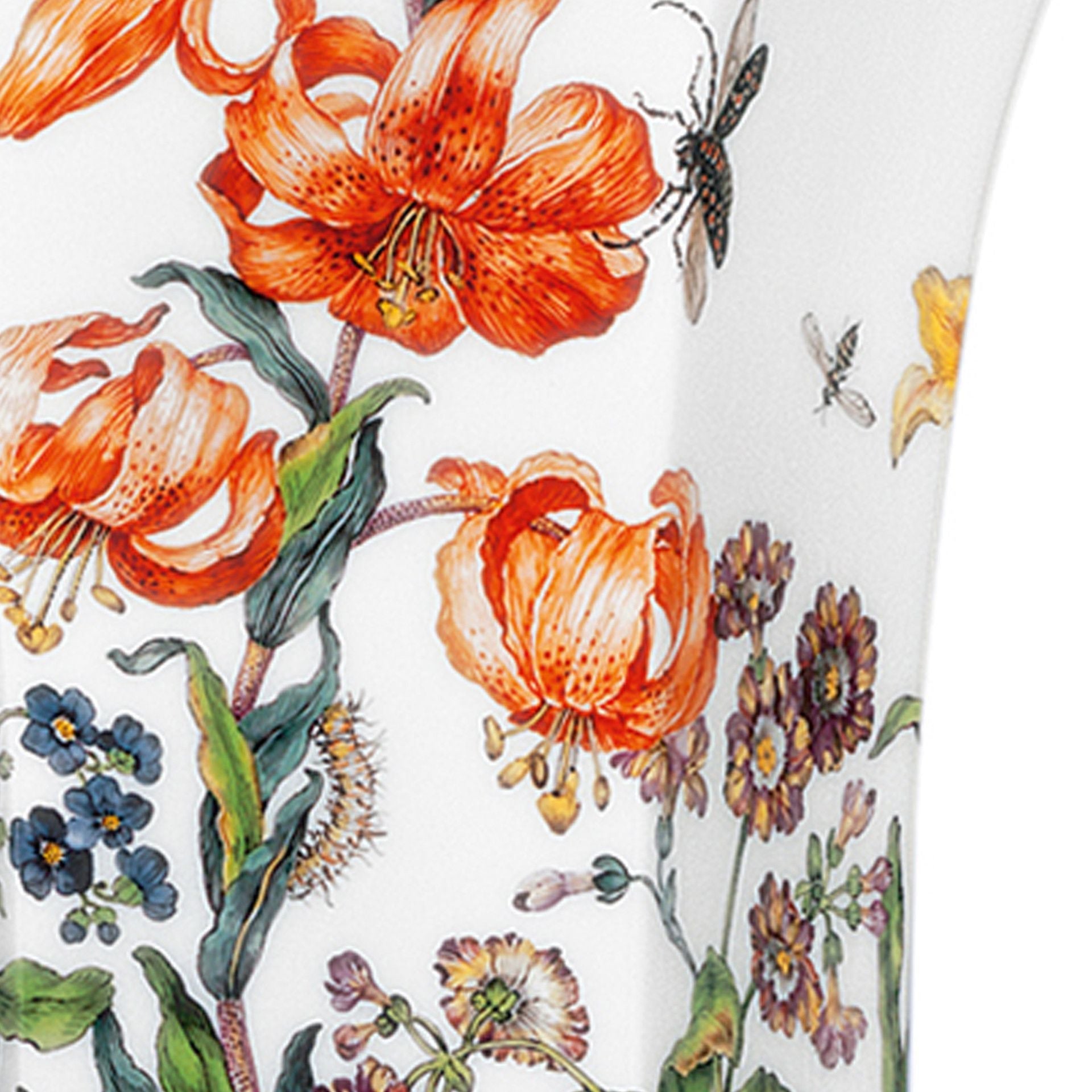 Vase Alter Blumenmalerei mit Schmetterlingen und Vögeln, H 27,5 cm | Meissen Exklusiv - Kollektion 206380 - 50041 - Meissen Weimar