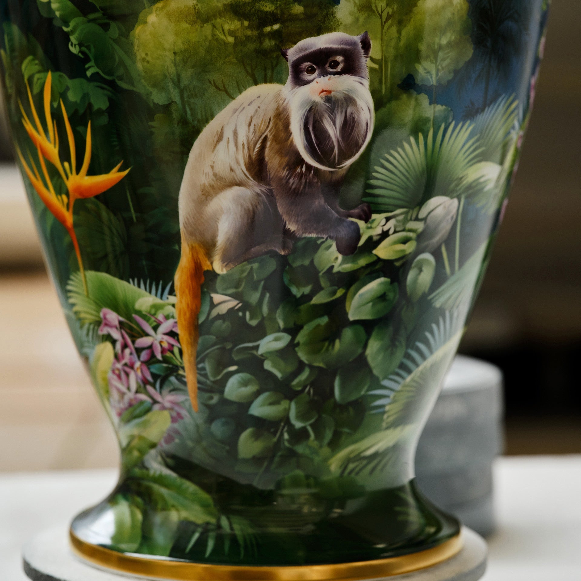 Vase Amazonas handbemalt H 102 cm | Meissen Exklusiv - Kollektion 930180-51a50 - Meissen Weimar