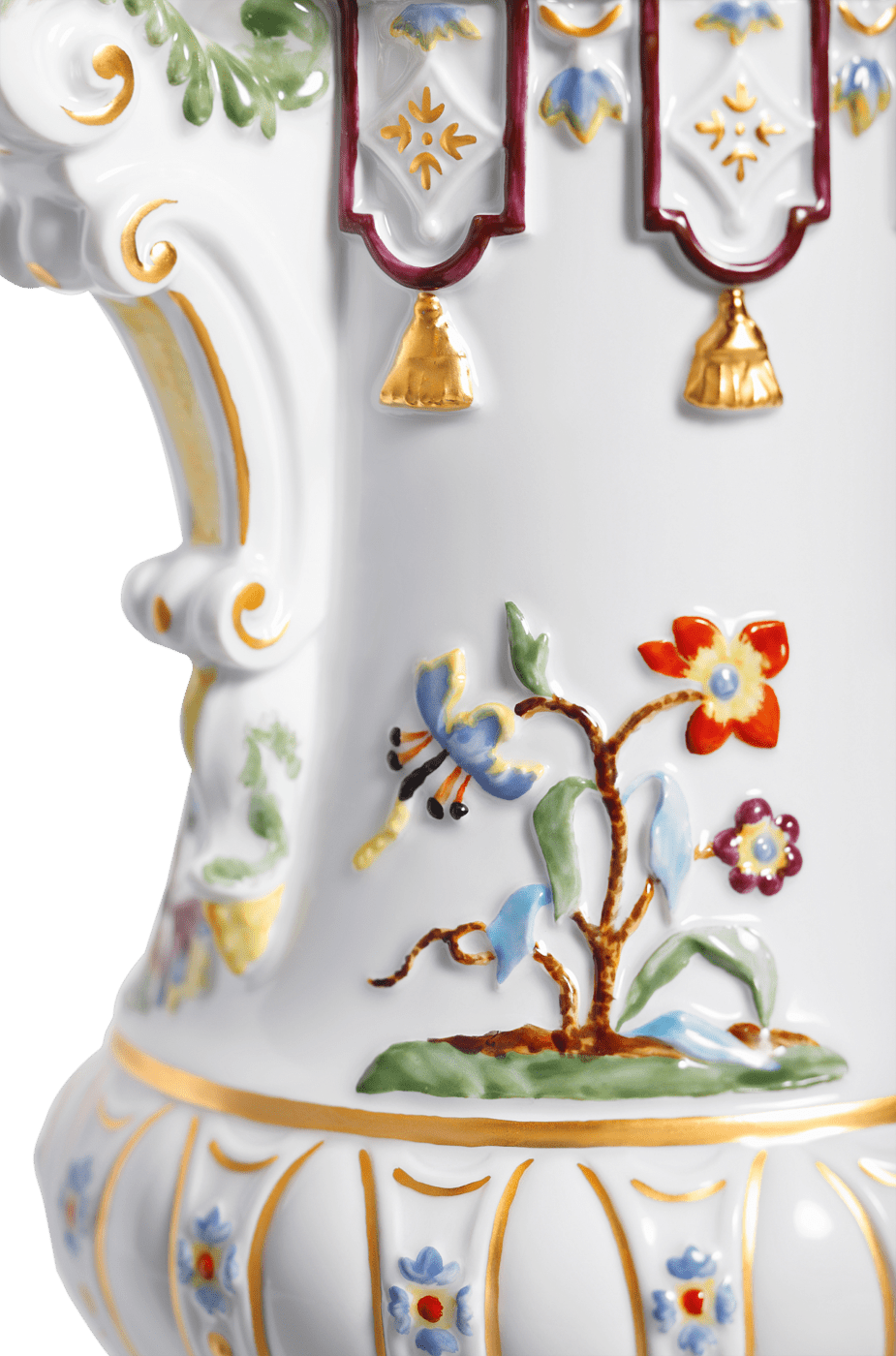 Vase Balusterbelägen, limitiert, H 33 cm | Meissen Limitierte Meisterwerke 900382 - 82383 - Meissen Weimar