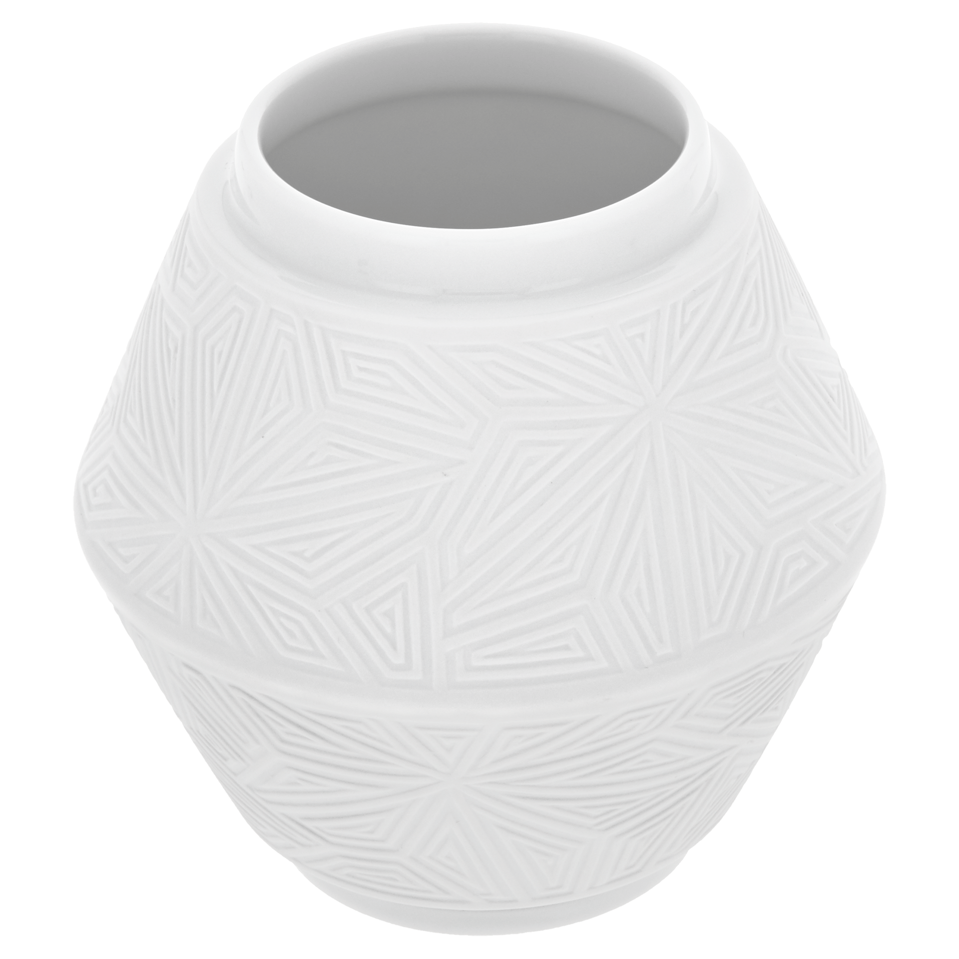 Vase, Biskuit Weiß, H 11 cm | Meissen Vitruv 860101 - 50566 - Meissen Weimar