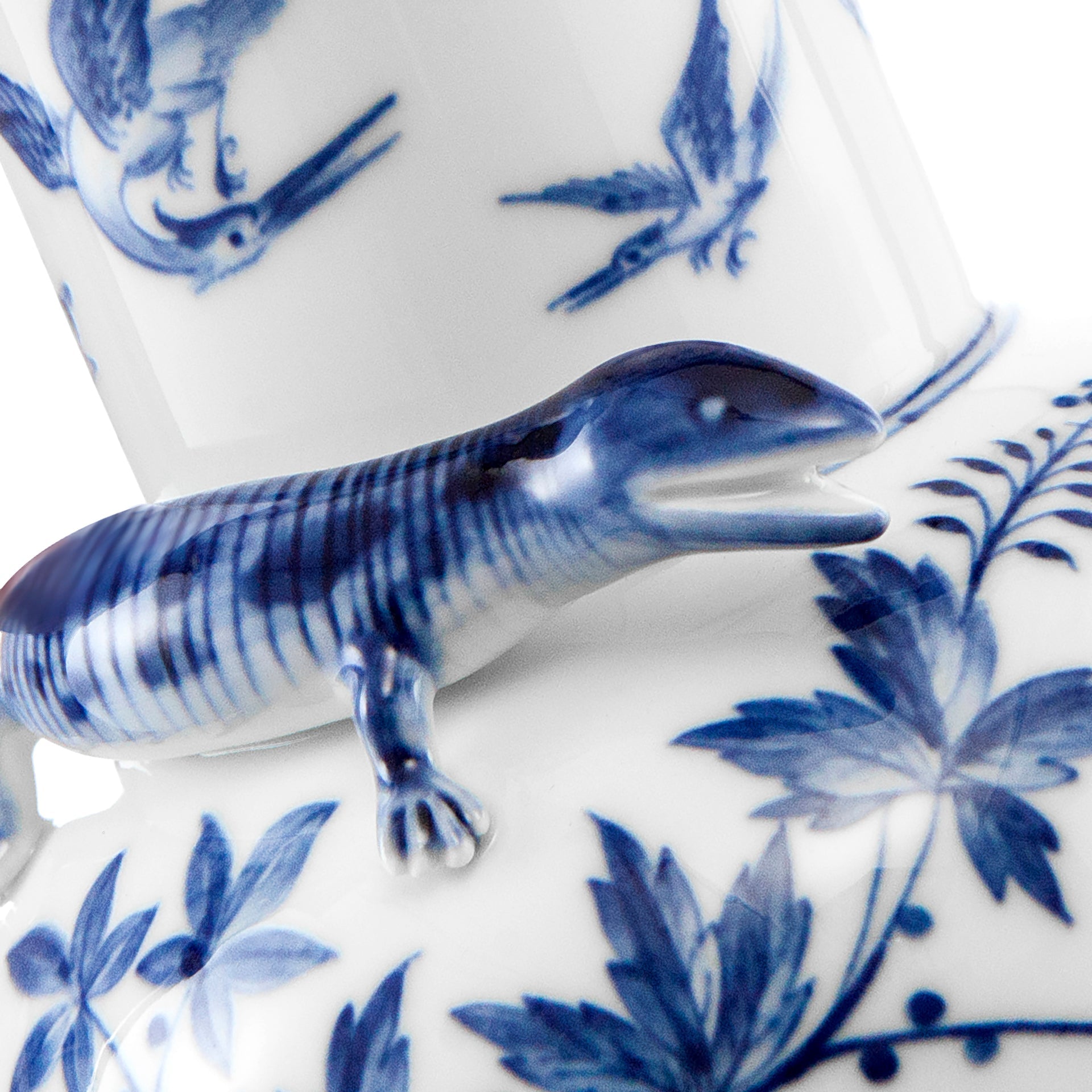 Vase Blauer Kranich, H 24 cm | Meissen Vasen Kollektion 818274 - 51322 - Meissen Weimar