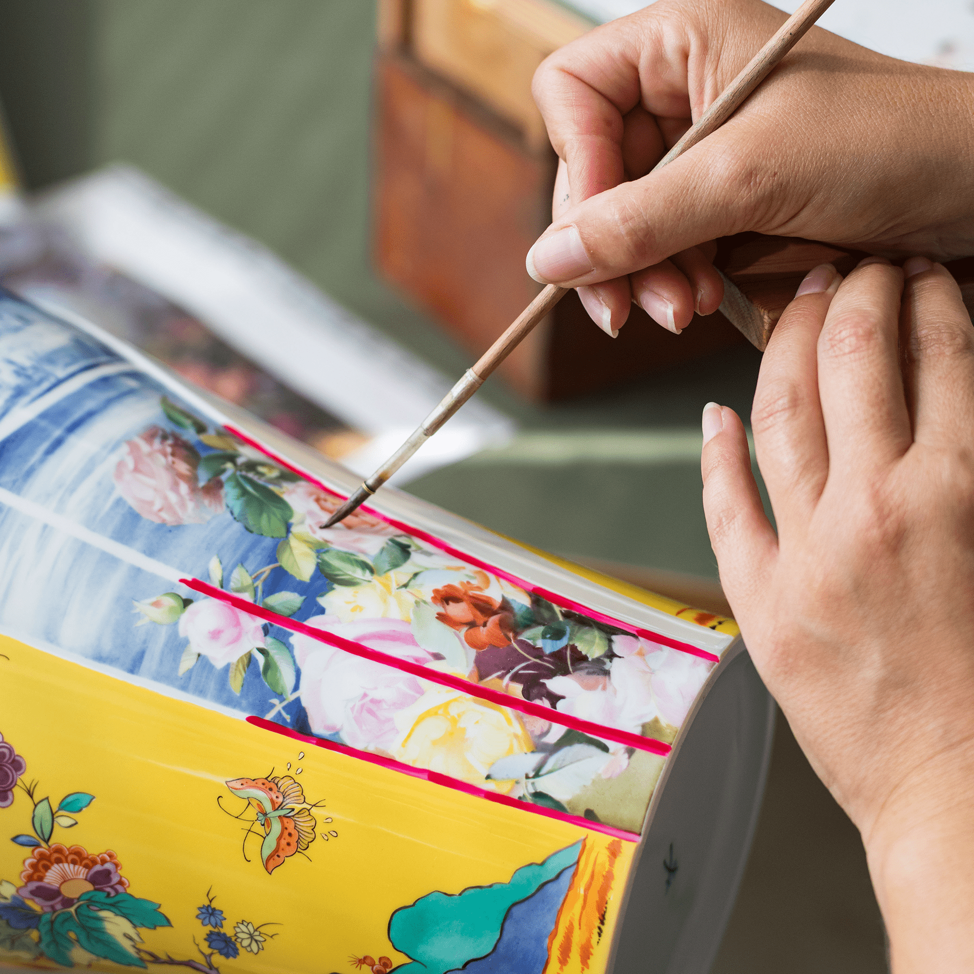 Vase "Blick nach Meißen", Lim. 15, H 46 cm | Meissen Limitierte Meisterwerke 58A184-50264 - Meissen Weimar