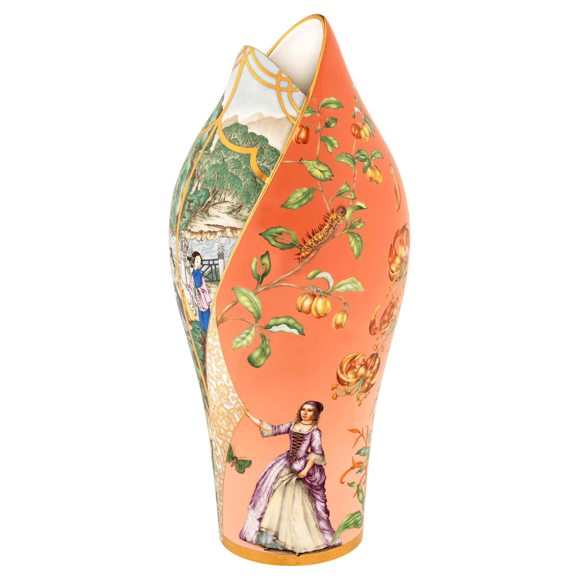 Vase "Blick nach Osten", Lim. 15, H 46 cm | Meissen Limitierte Meisterwerke 20B084-50264 - Meissen Weimar