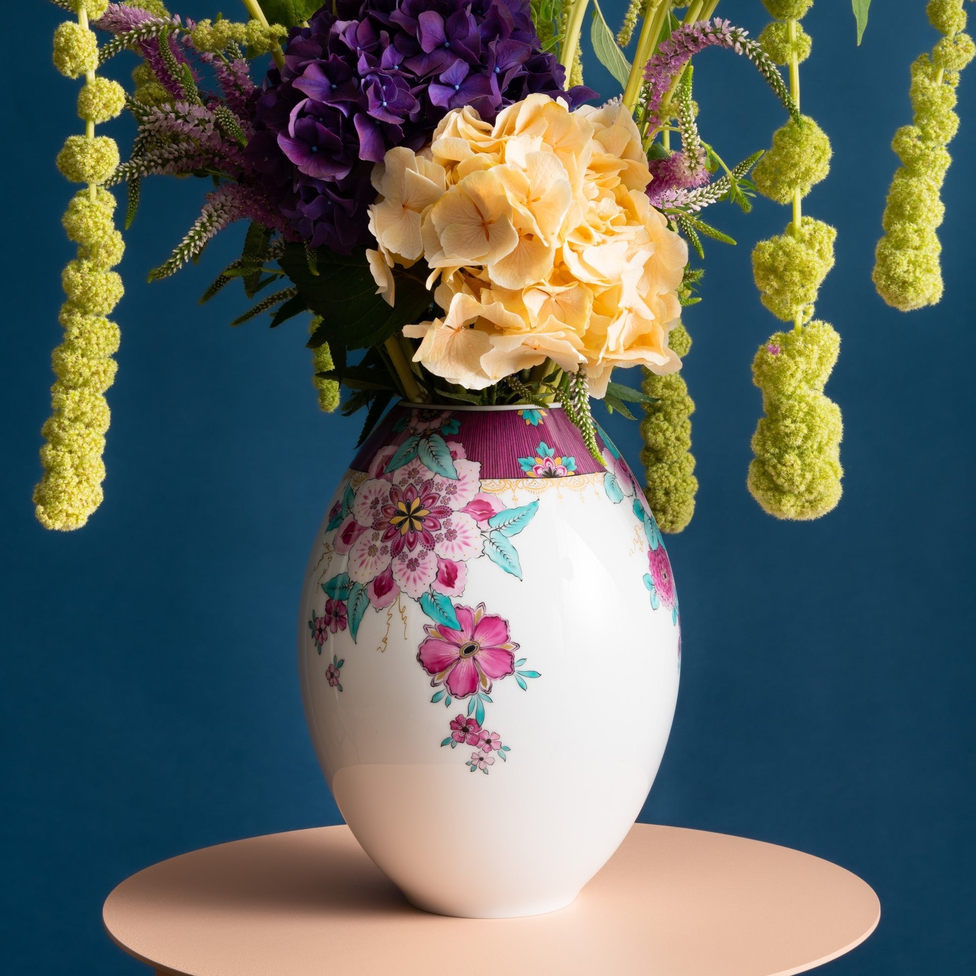Vase Blütenfantasie, Porzellan, H 25 cm, limitiert | Meissen Vasen Kollektion 57a374 - 50511 - Meissen Weimar