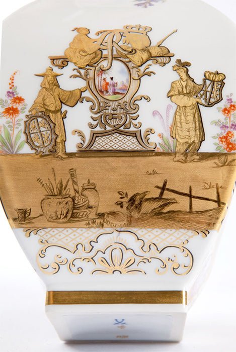 Vase Chinoiserien H 25,5 cm | Meissen Limitierte Meisterwerke 28a384 - 50262 - Meissen Weimar