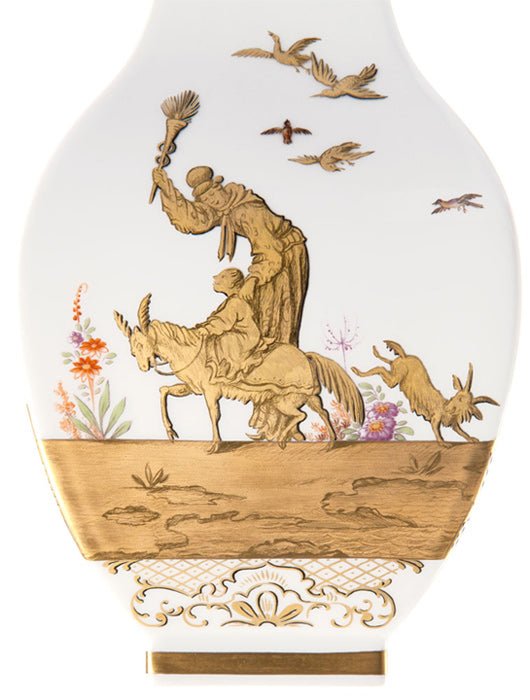 Vase Chinoiserien H 25,5 cm | Meissen Limitierte Meisterwerke 28a384 - 50262 - Meissen Weimar