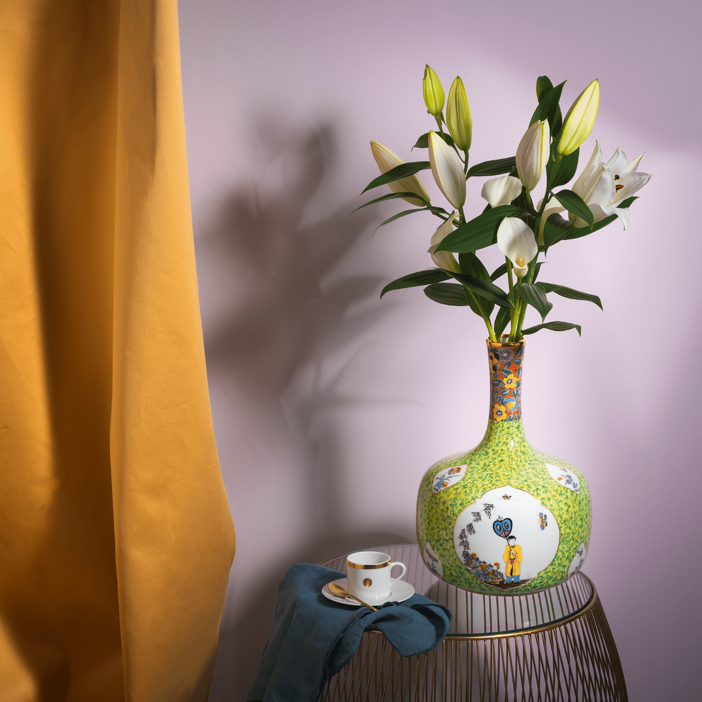 Vase Chinoiserien, H 30,5 cm | Meissen Limitierte Meisterwerke 597684 - 50352 - Meissen Weimar