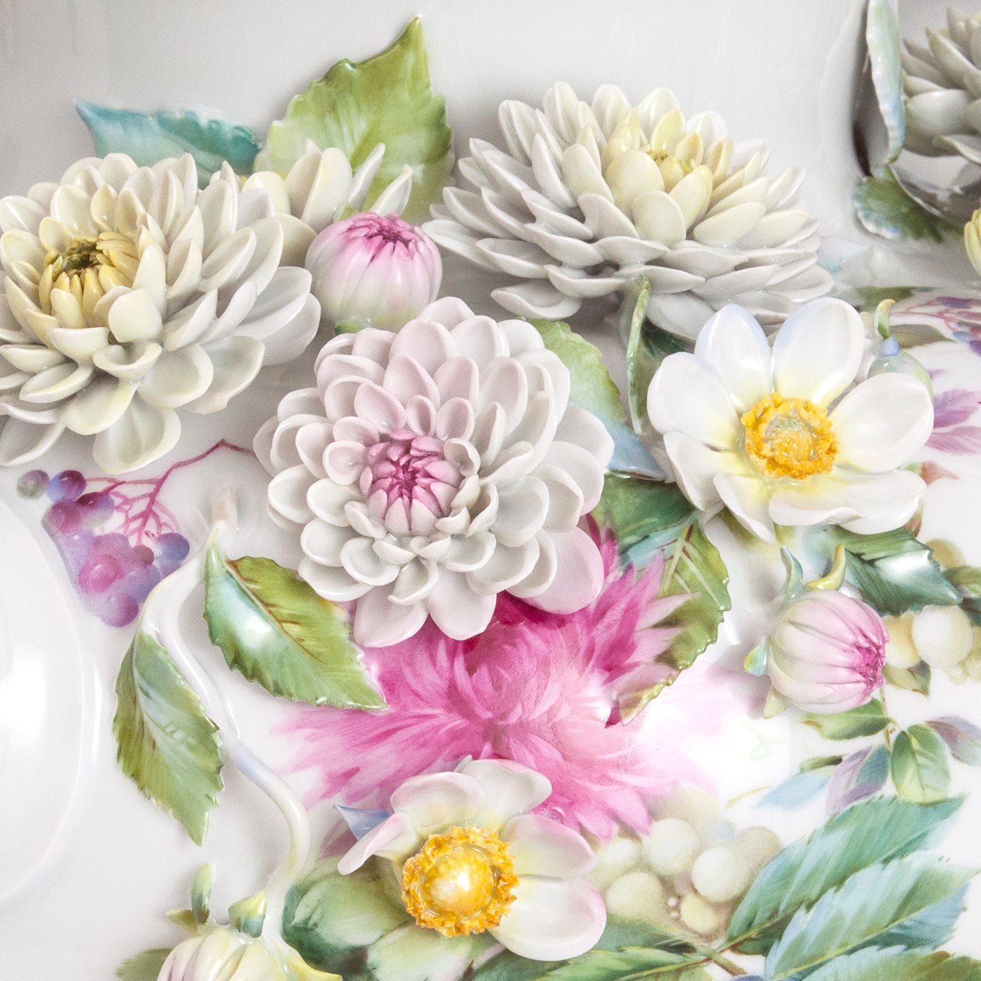 Vase Dahlia, H 57 cm, limitiert | Meissen Limitierte Meisterwerke 25a284 - 81m07 - Meissen Weimar
