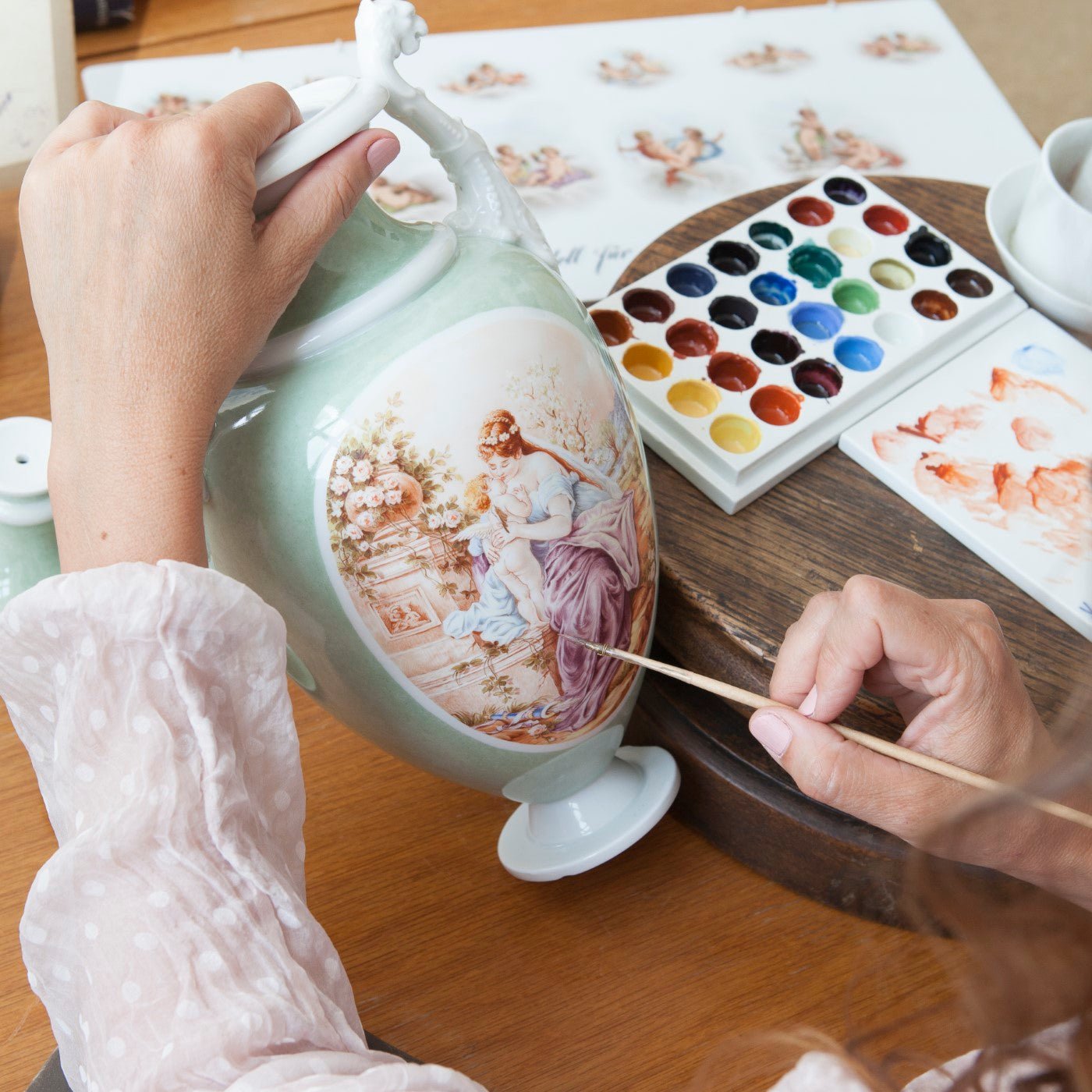 Vase Der Kuss, limitiert, H 44 cm | Meissen Limitierte Meisterwerke 274584 - 51237 - Meissen Weimar