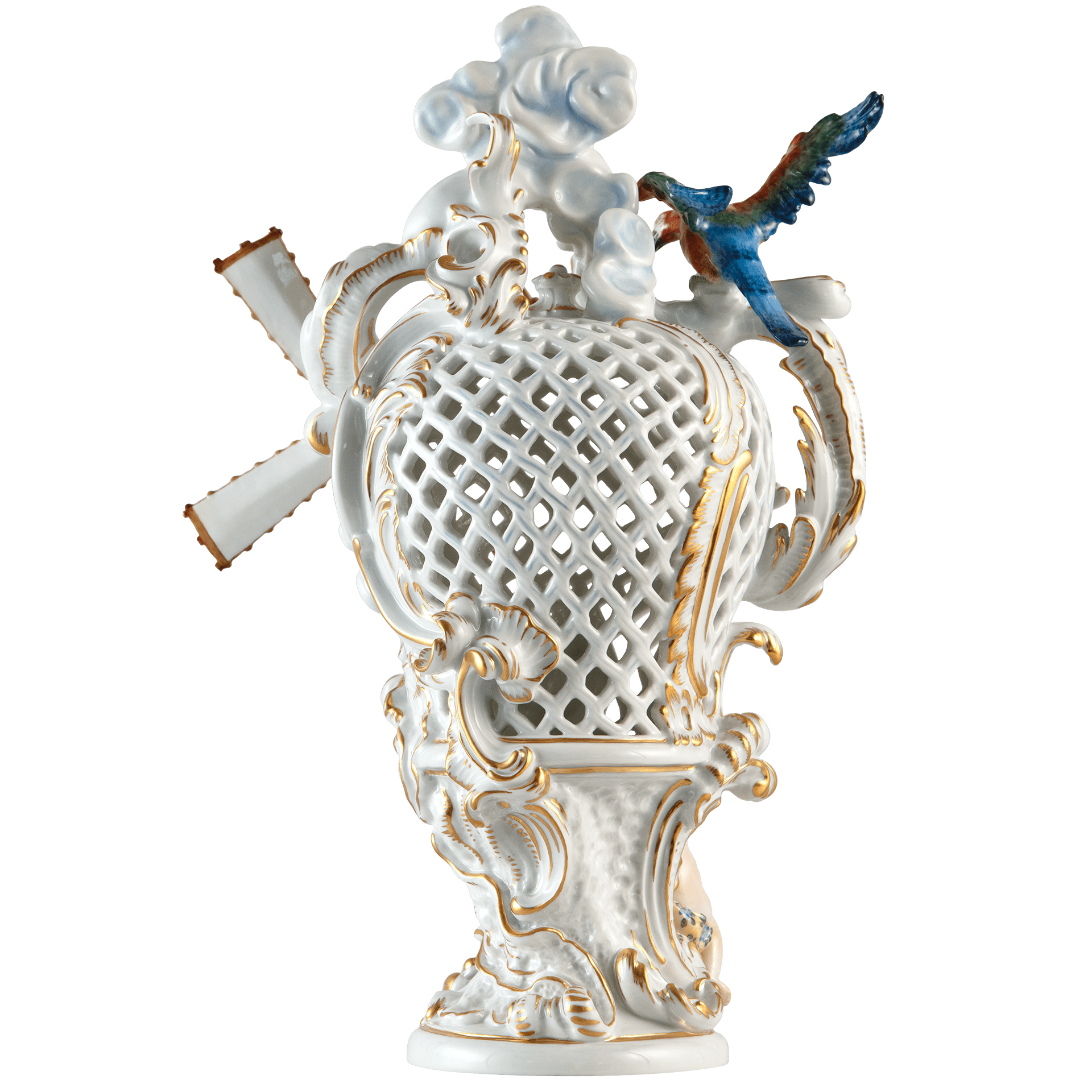Vase Elementevase Luft, H 32 cm, limitiert | Meissen Limitierte Meisterwerke 900384-81m20 - Meissen Weimar