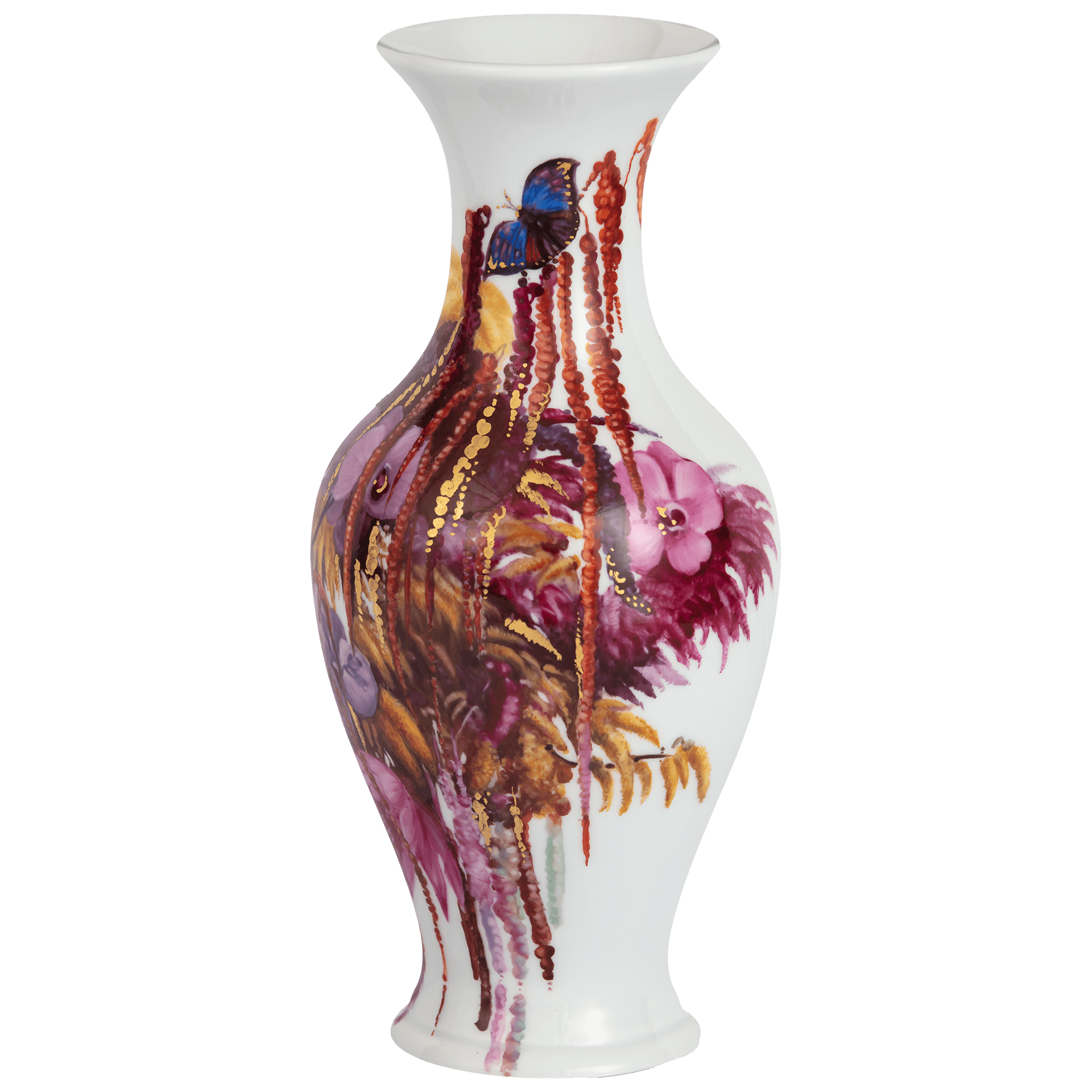 Vase Exotik II Limited Edition, H 24 cm | Meissen Neuer Ausschnitt 930a74 - 50198 - Meissen Weimar