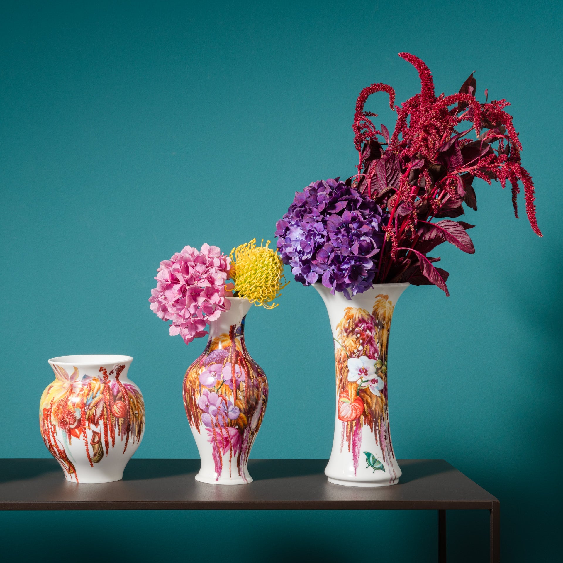 Vase Exotik III Limitiert H 25 cm | Meissen Neuer Ausschnitt 930a74 - 50272 - Meissen Weimar