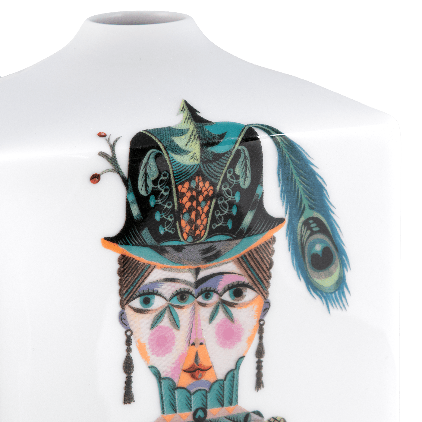 Vase, 'Flower Ballet', Olaf Hajek, H 13 cm | Meissen Vasen - Kollektion 79A821 - 50192 - Meissen Weimar