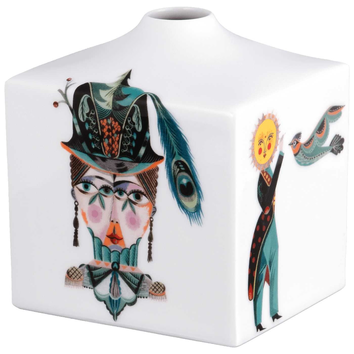 Vase, 'Flower Ballet', Olaf Hajek, H 13 cm | Meissen Vasen - Kollektion 79A821 - 50192 - Meissen Weimar