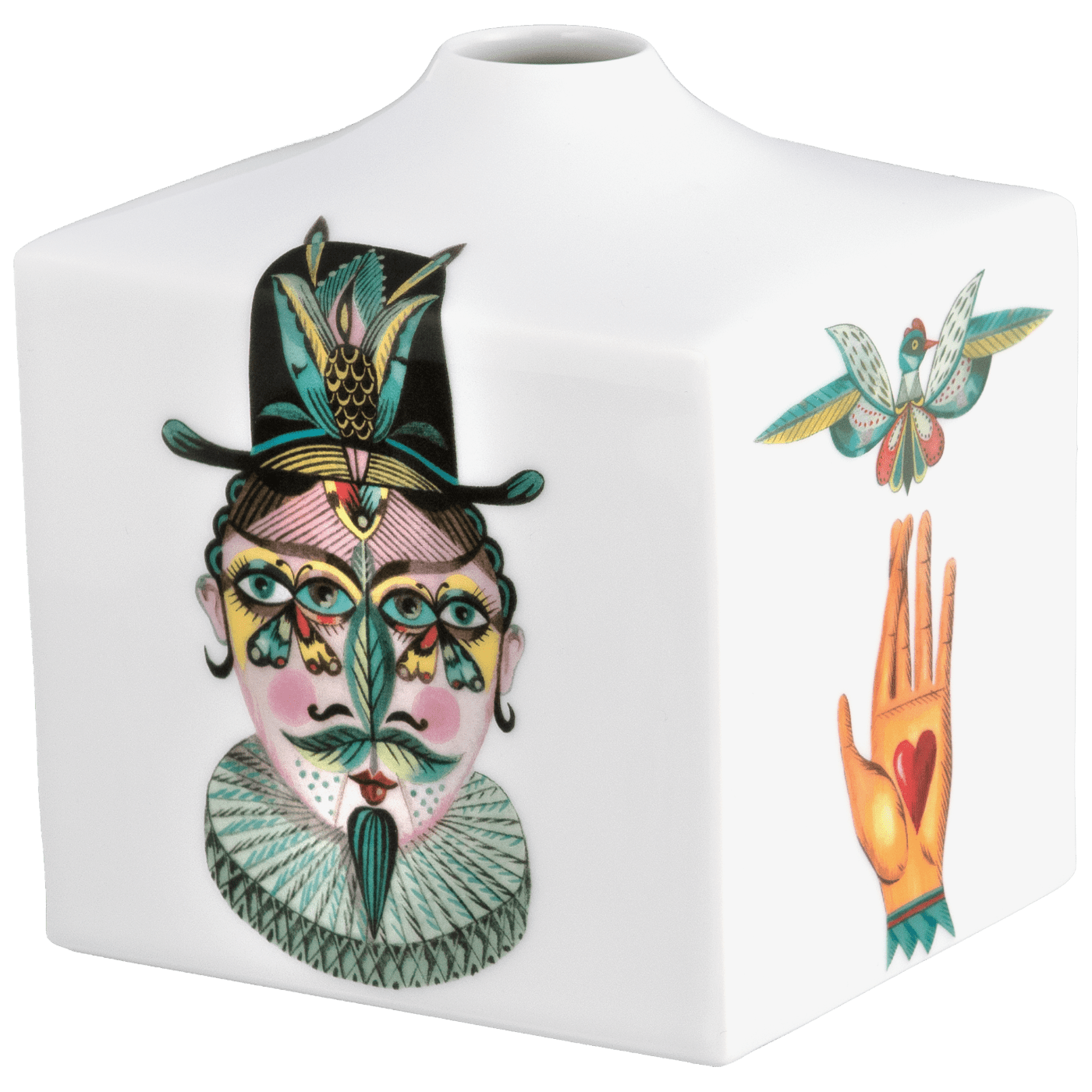 Vase, 'Flower Ballet', Olaf Hajek, H 13 cm | Meissen Vasen - Kollektion 79A821 - 50192 - Meissen Weimar