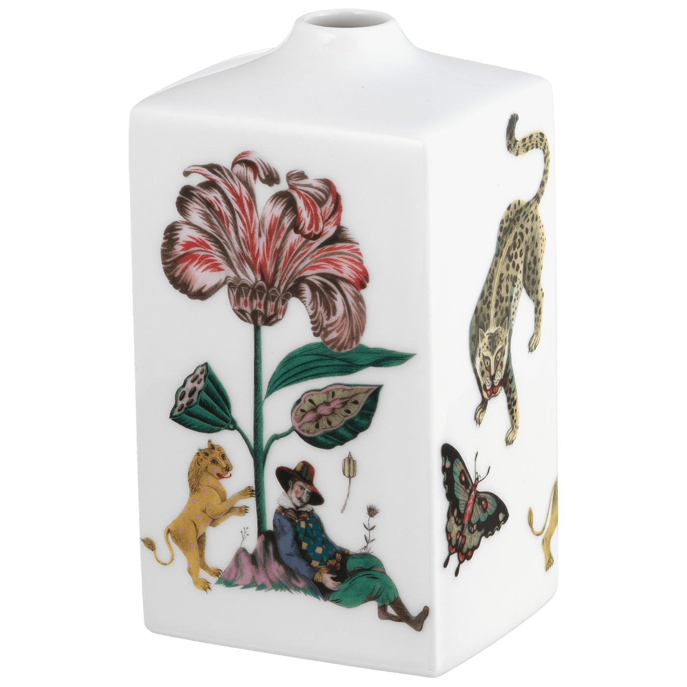 Vase, 'Flower Ballet', Olaf Hajek, H 15,5 cm | Meissen Cosmopolitan 79A821 - 50193 - Meissen Weimar