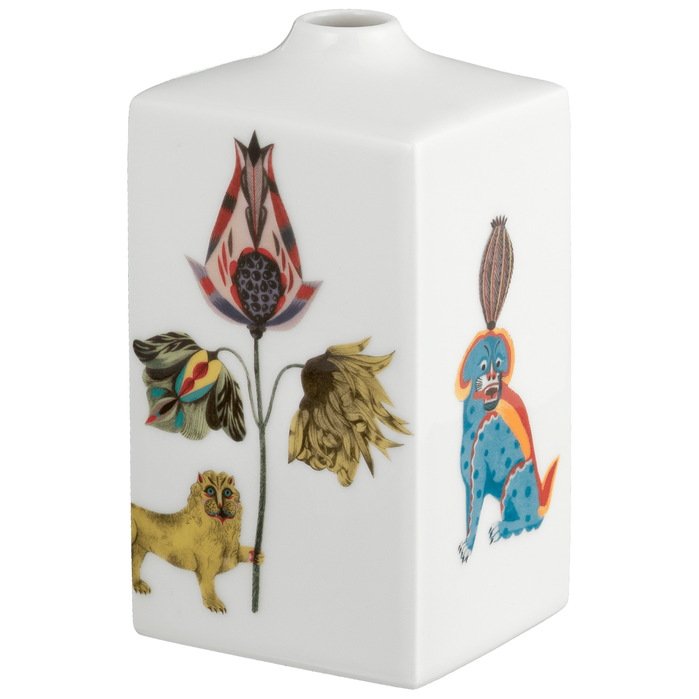 Vase, 'Flower Ballet', Olaf Hajek, H 15,5 cm | Meissen Cosmopolitan 79A821 - 50193 - Meissen Weimar