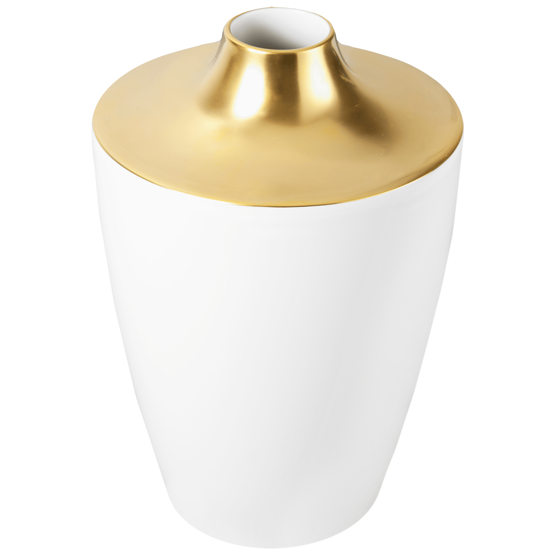 Vase, Gold, H 18 cm | Meissen Cosmopolitan 99A114 - 50531 - Meissen Weimar